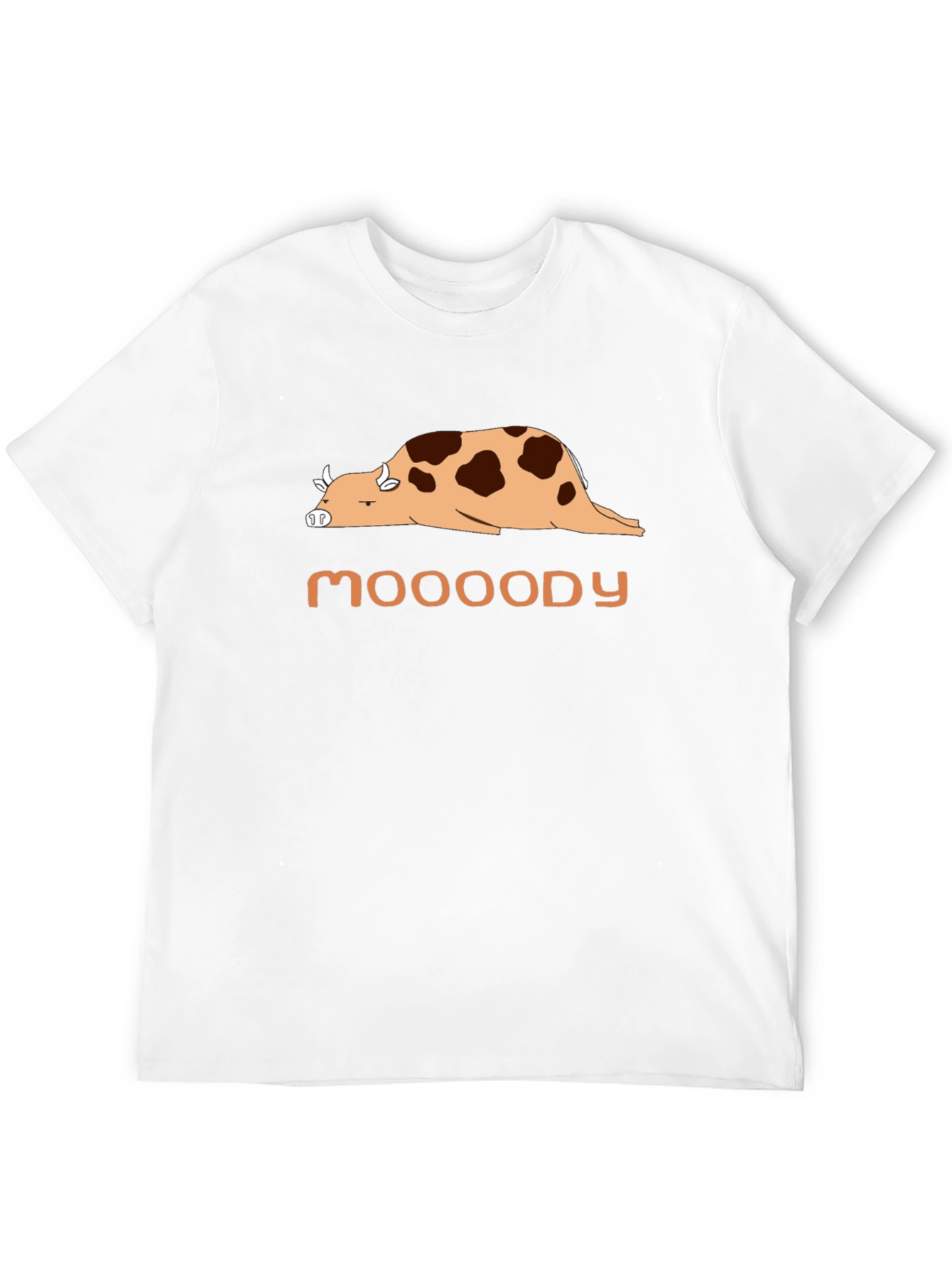 Mooooody Cow T-Shirt - Funny Graphic Tee