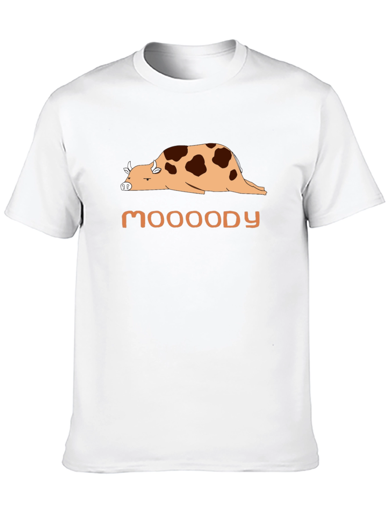 Mooooody Cow T-Shirt - Funny Graphic Tee