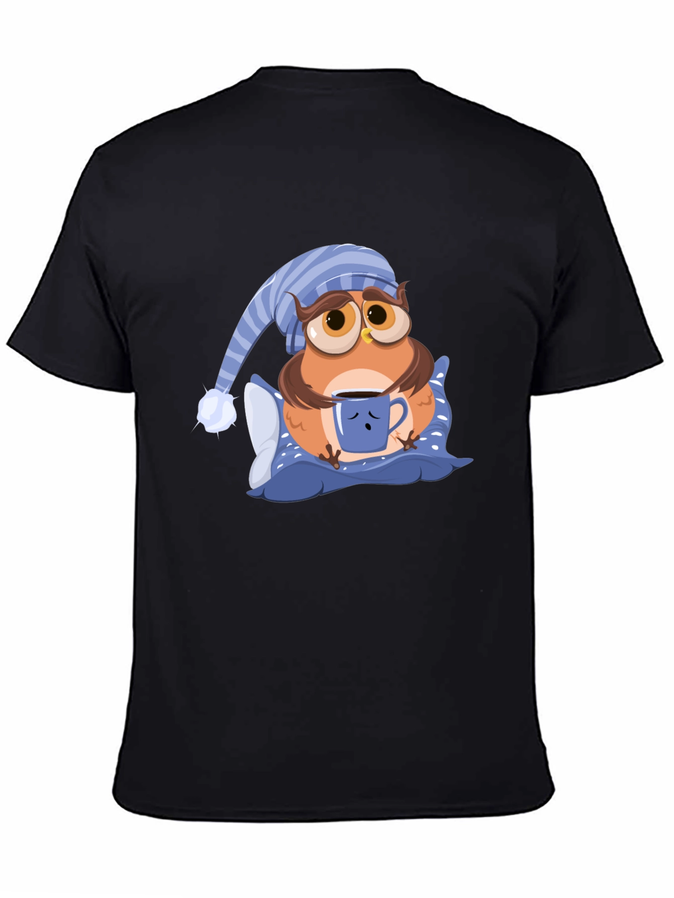 Sleepy Owl Graphic T-Shirt