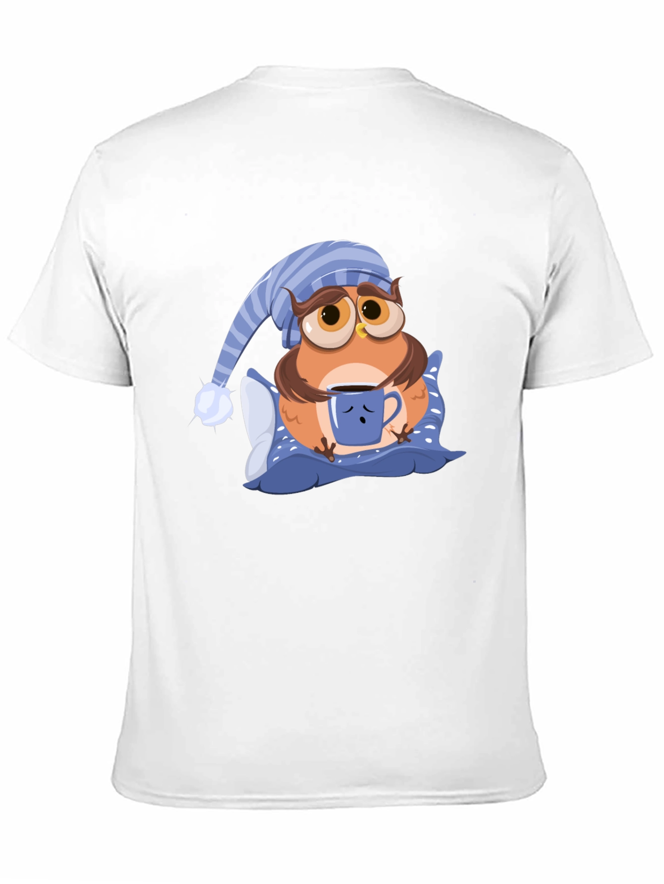 Sleepy Owl Graphic T-Shirt