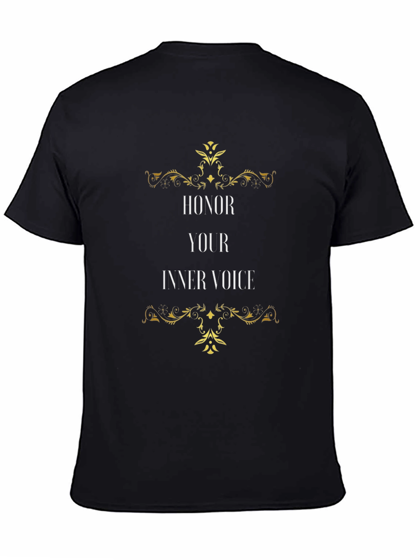 Honor Your Inner Voice Black Graphic Tee
