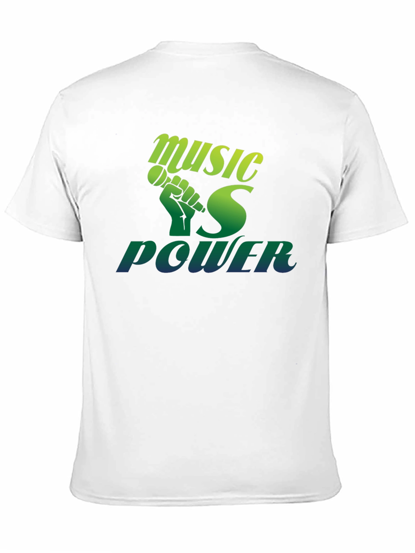 Music Is Power T-Shirt - Black Graphic Tee