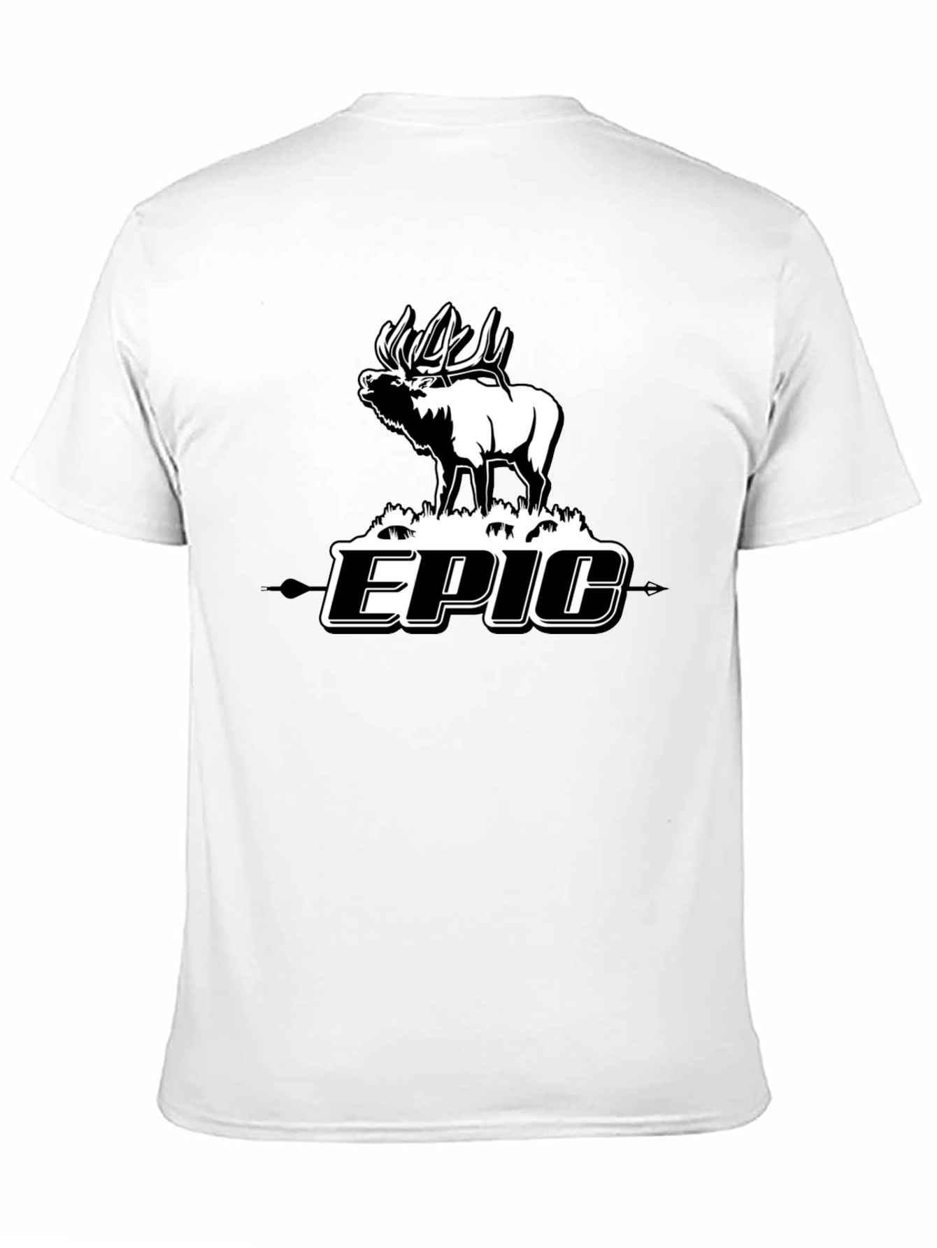 Epic Elk Graphic Tee - Mens Black T-Shirt