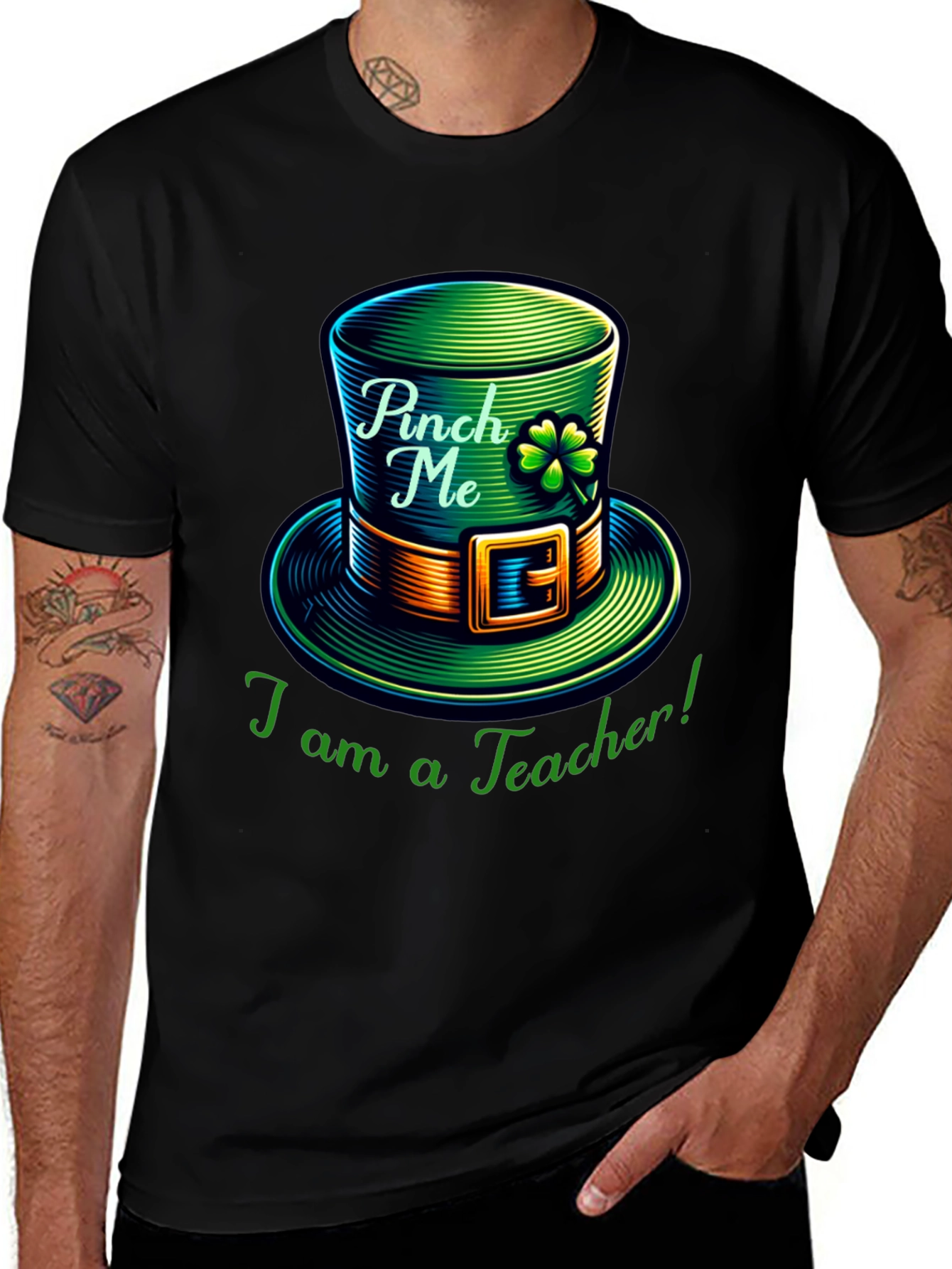 St. Patricks Day Teacher T-Shirt - Pinch Me!