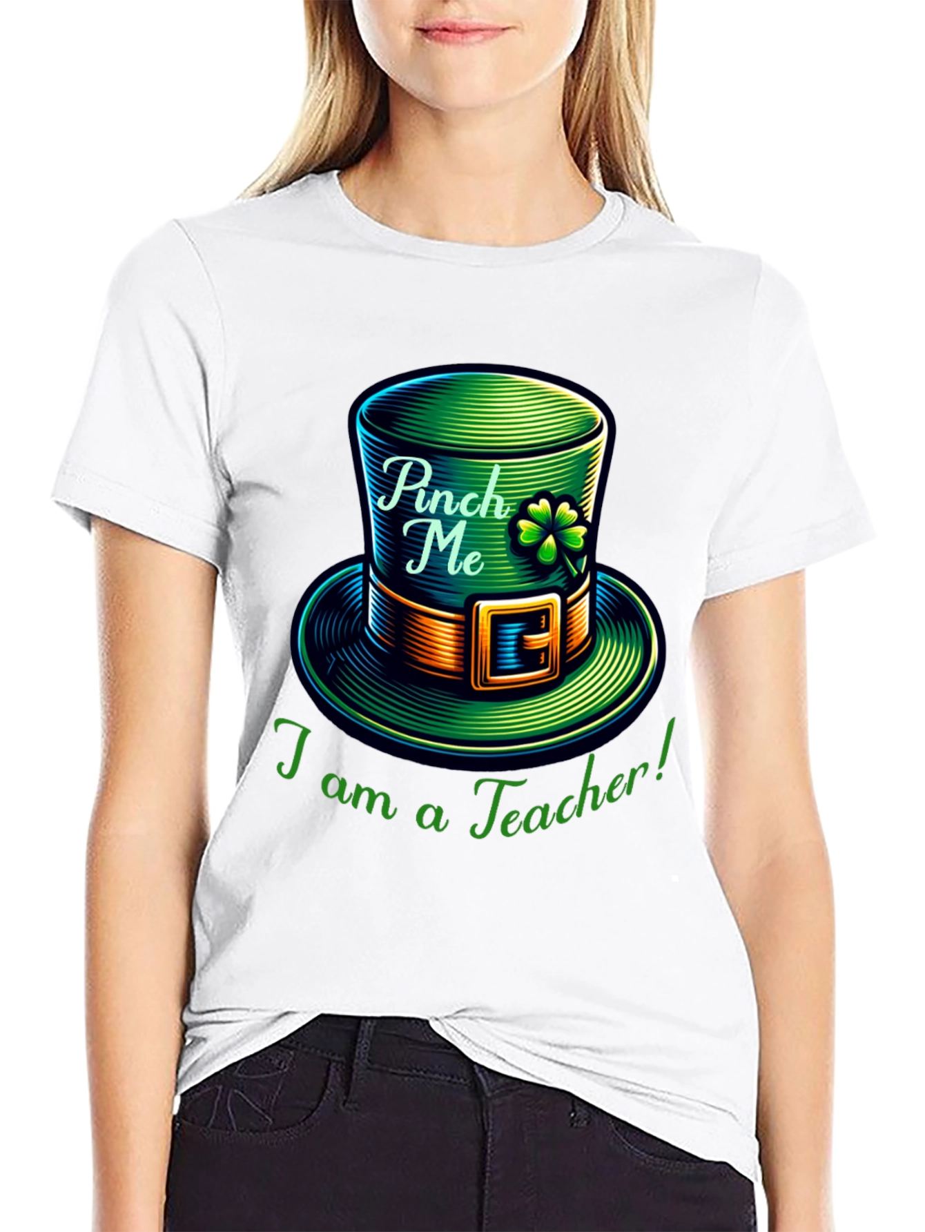 St. Patricks Day Teacher T-Shirt - Pinch Me!