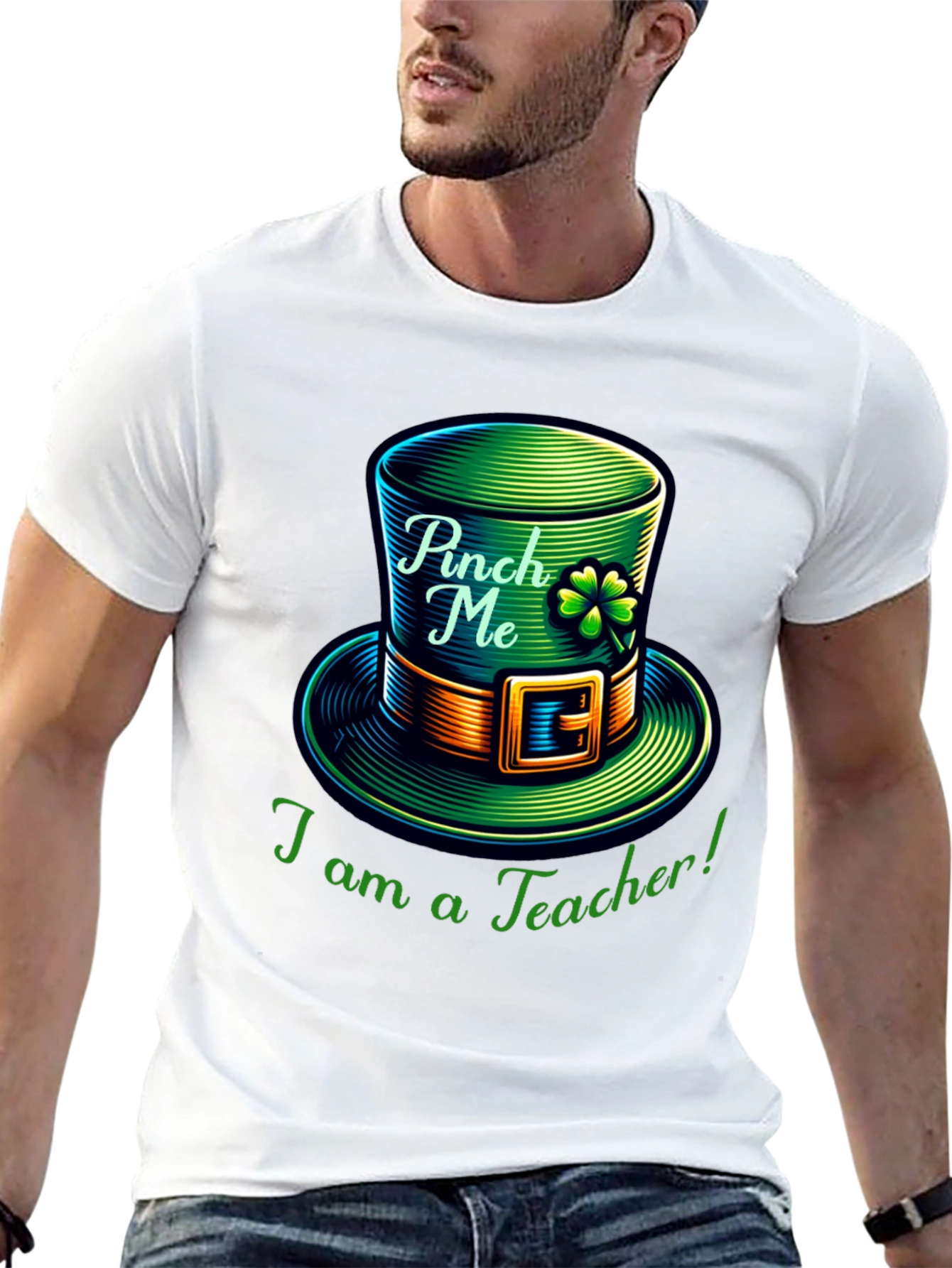 St. Patricks Day Teacher T-Shirt - Pinch Me!