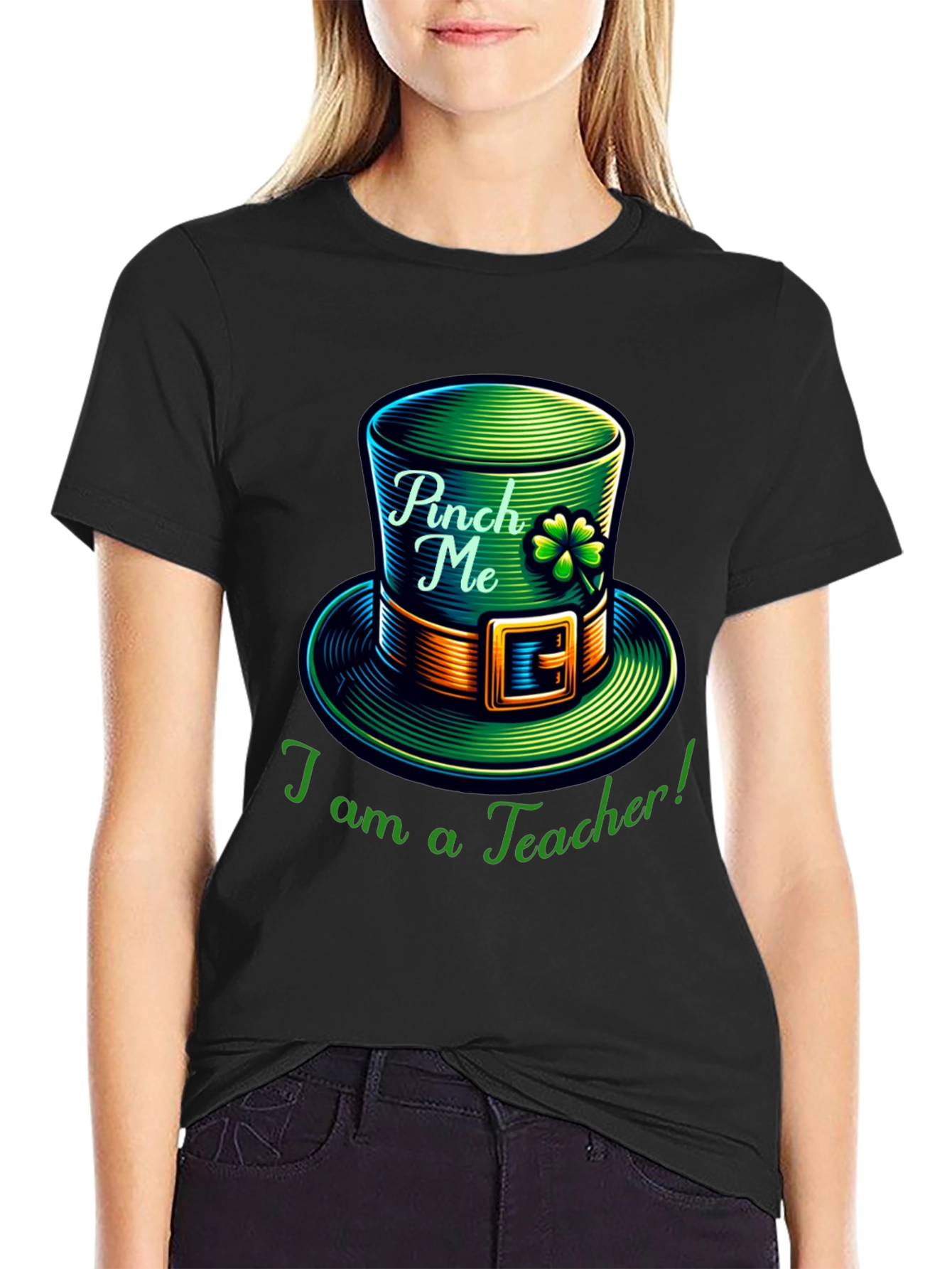 St. Patricks Day Teacher T-Shirt - Pinch Me!