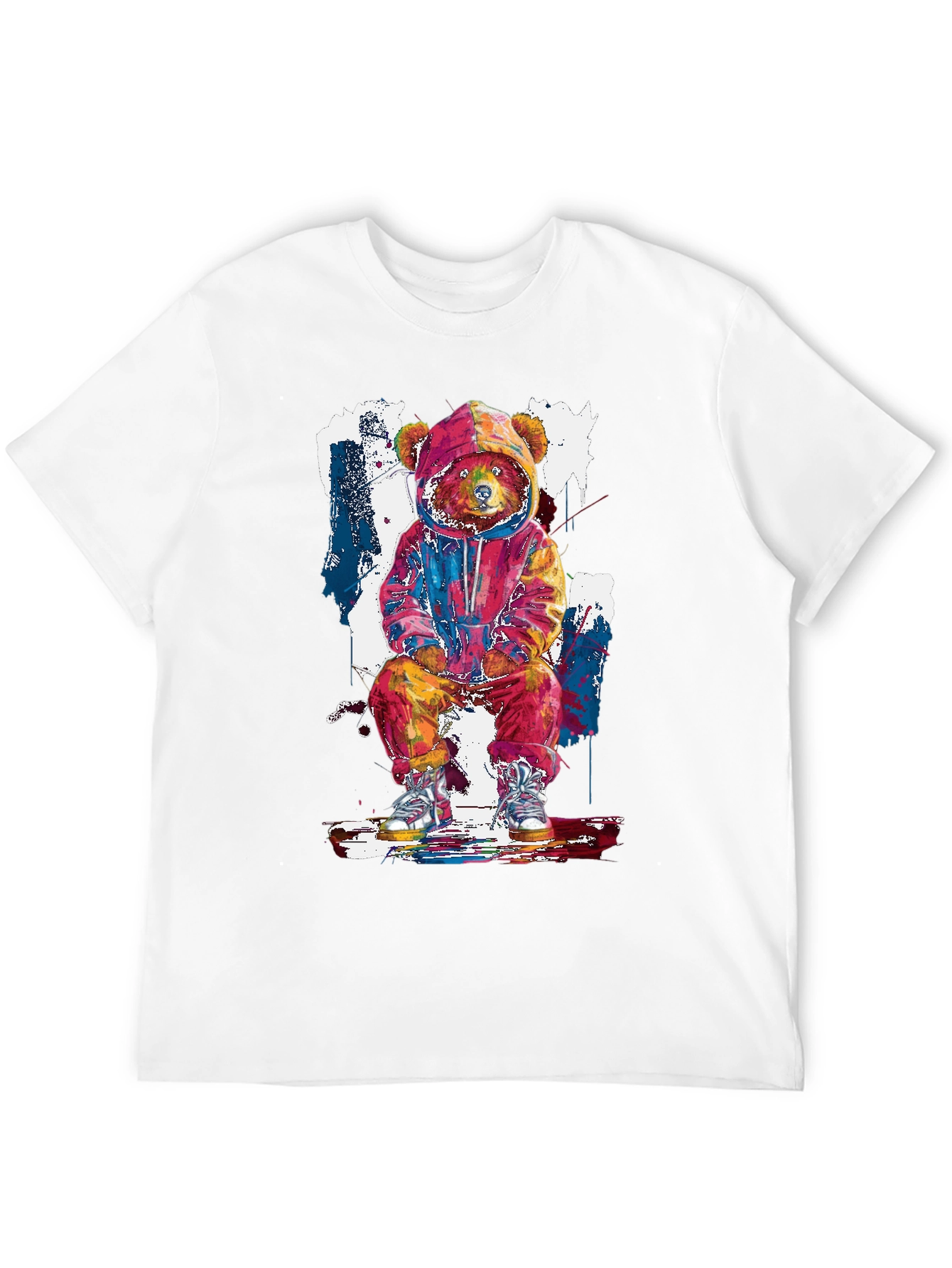Urban Bear Graphic Tee - Cool Streetwear Style