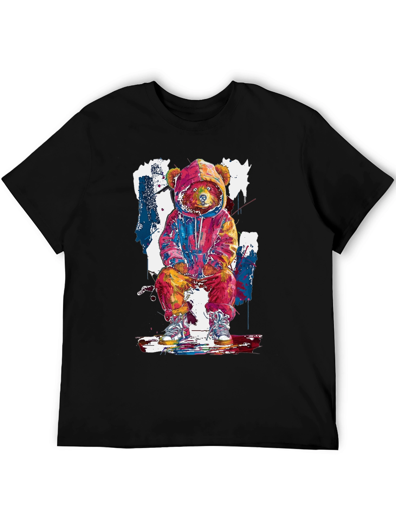 Urban Bear Graphic Tee - Cool Streetwear Style