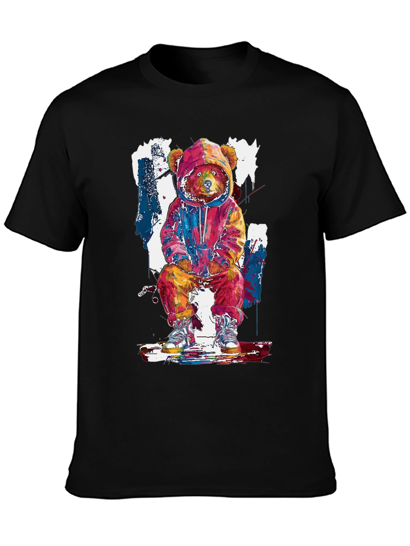 Urban Bear Graphic Tee - Cool Streetwear Style