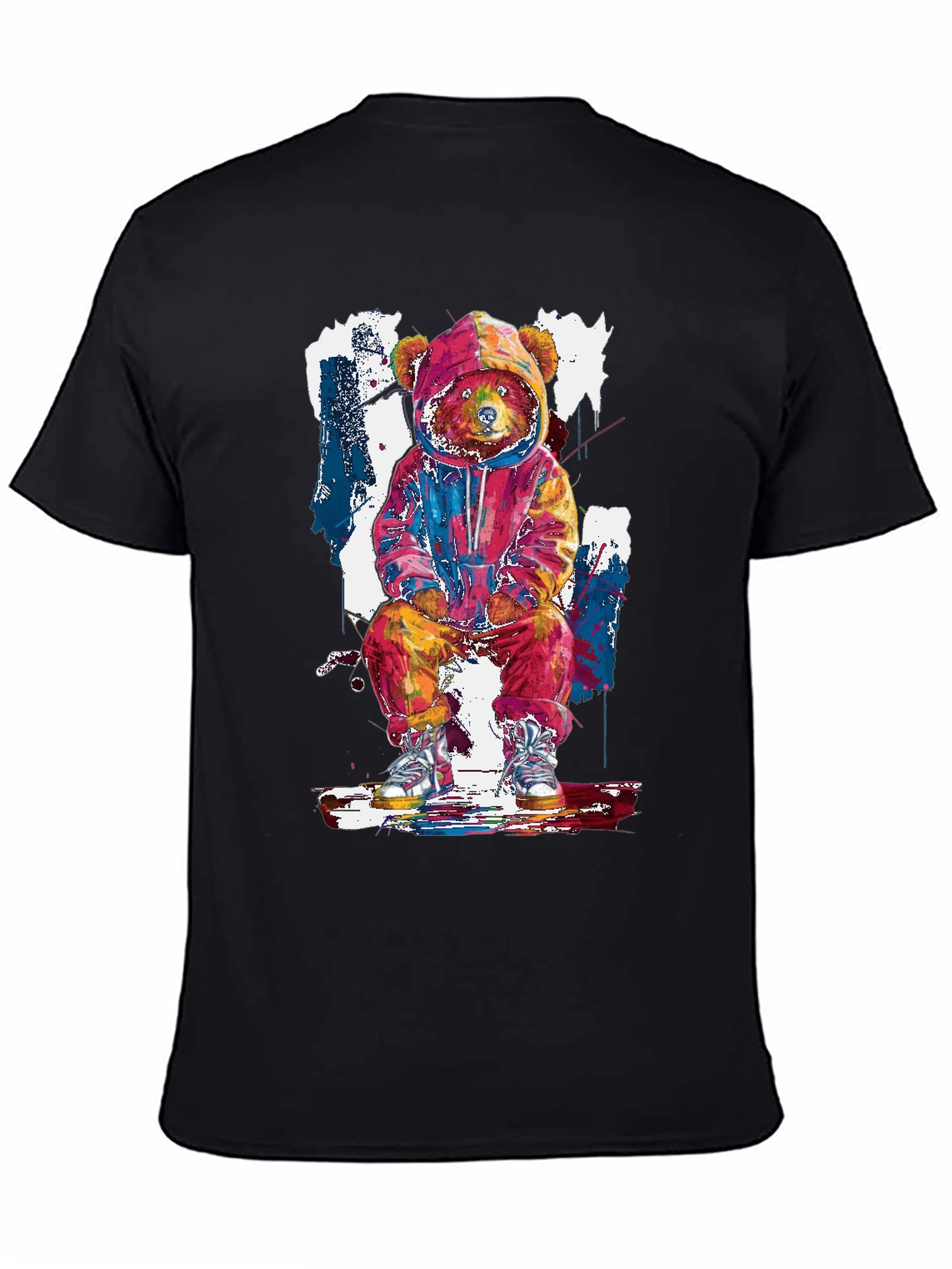 Urban Bear Graphic Tee - Cool Streetwear Style
