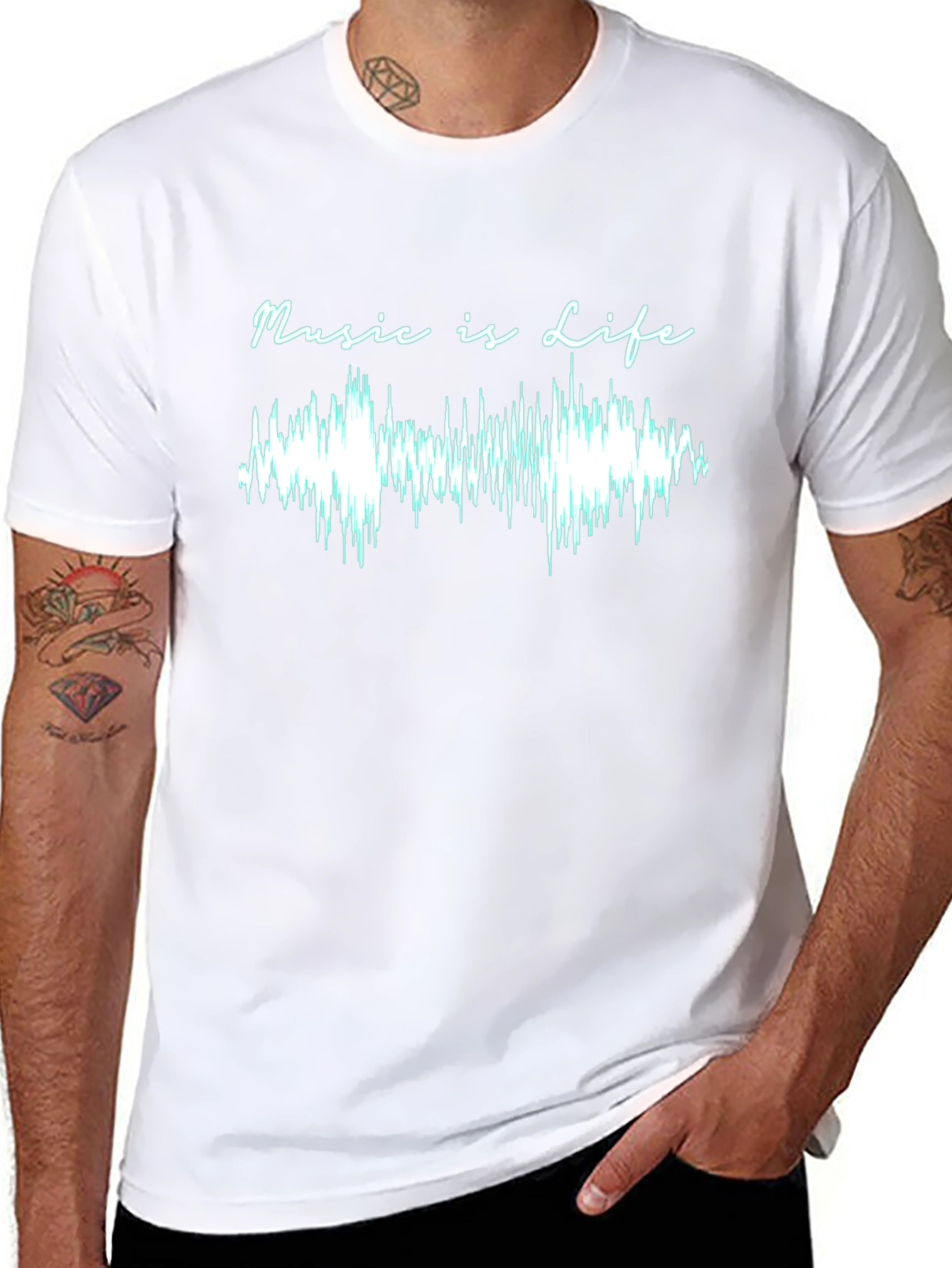 Music Is Life T-Shirt - Graphic Tee