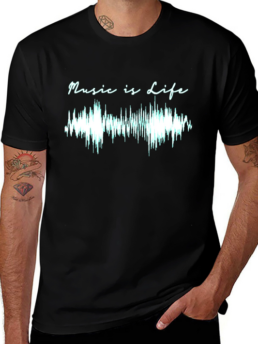 Music Is Life T-Shirt - Graphic Tee