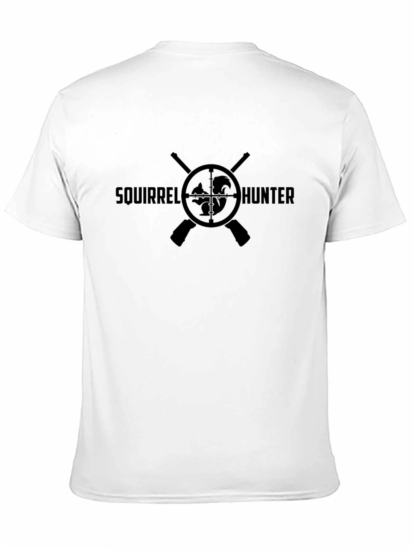 Squirrel Hunter Graphic Tee - Black