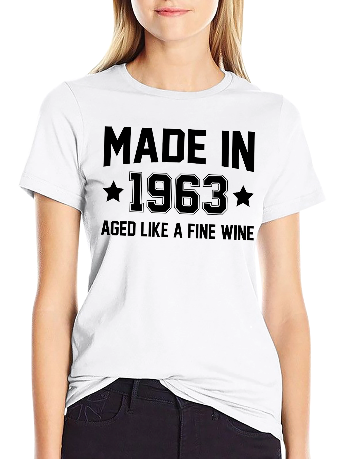 Made In 1963 Aged Like Fine Wine Black T-Shirt