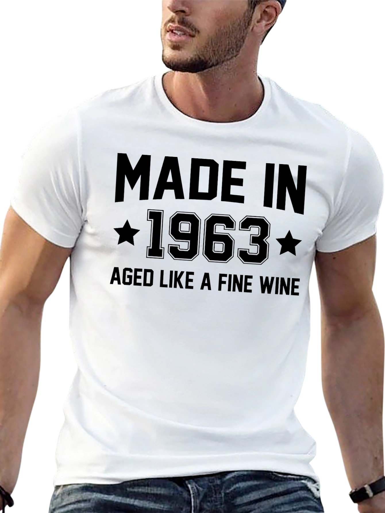 Made In 1963 Aged Like Fine Wine Black T-Shirt