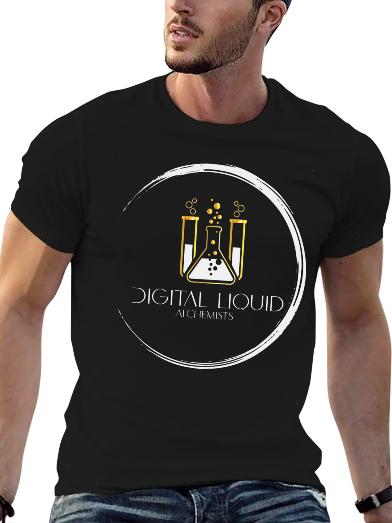 Digital Liquid Alchemists Black T-Shirt