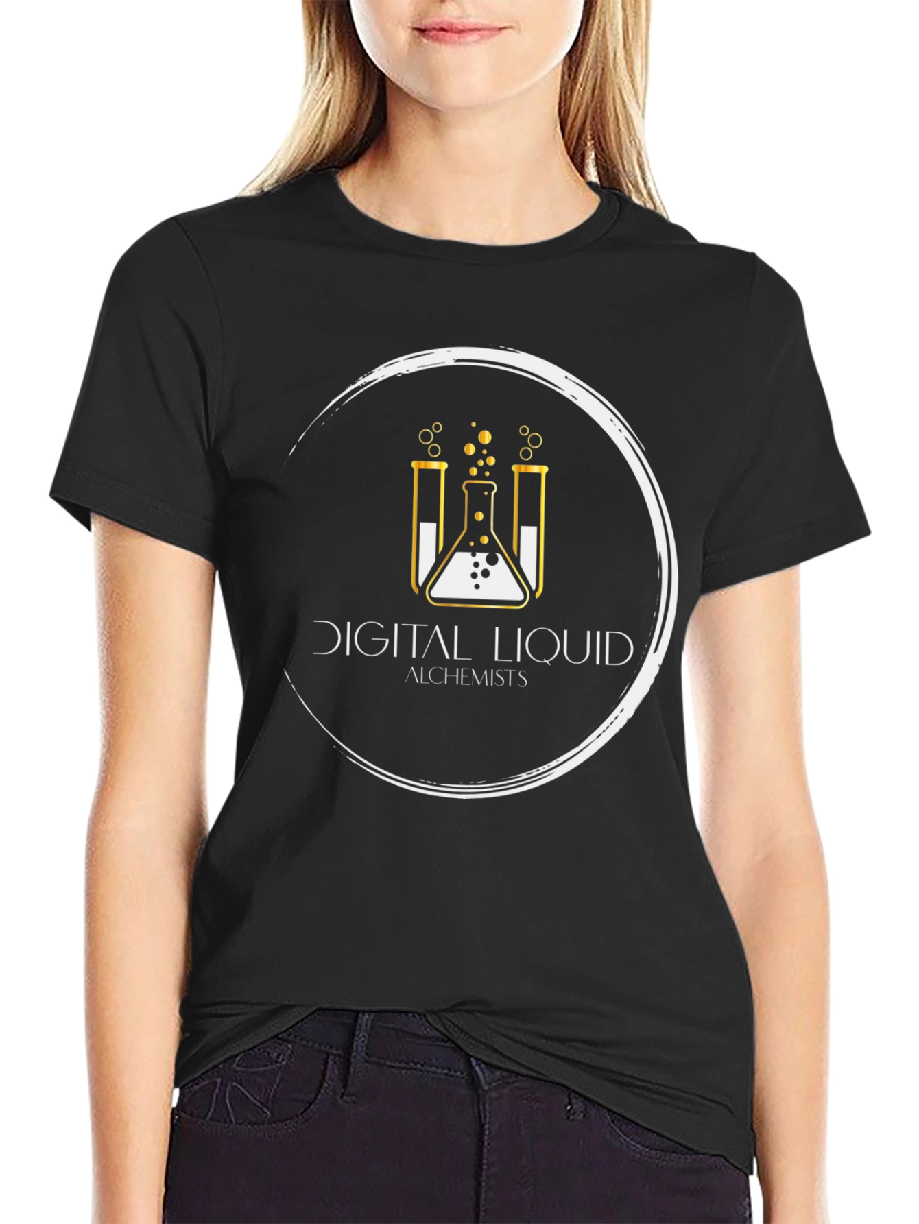 Digital Liquid Alchemists Black T-Shirt
