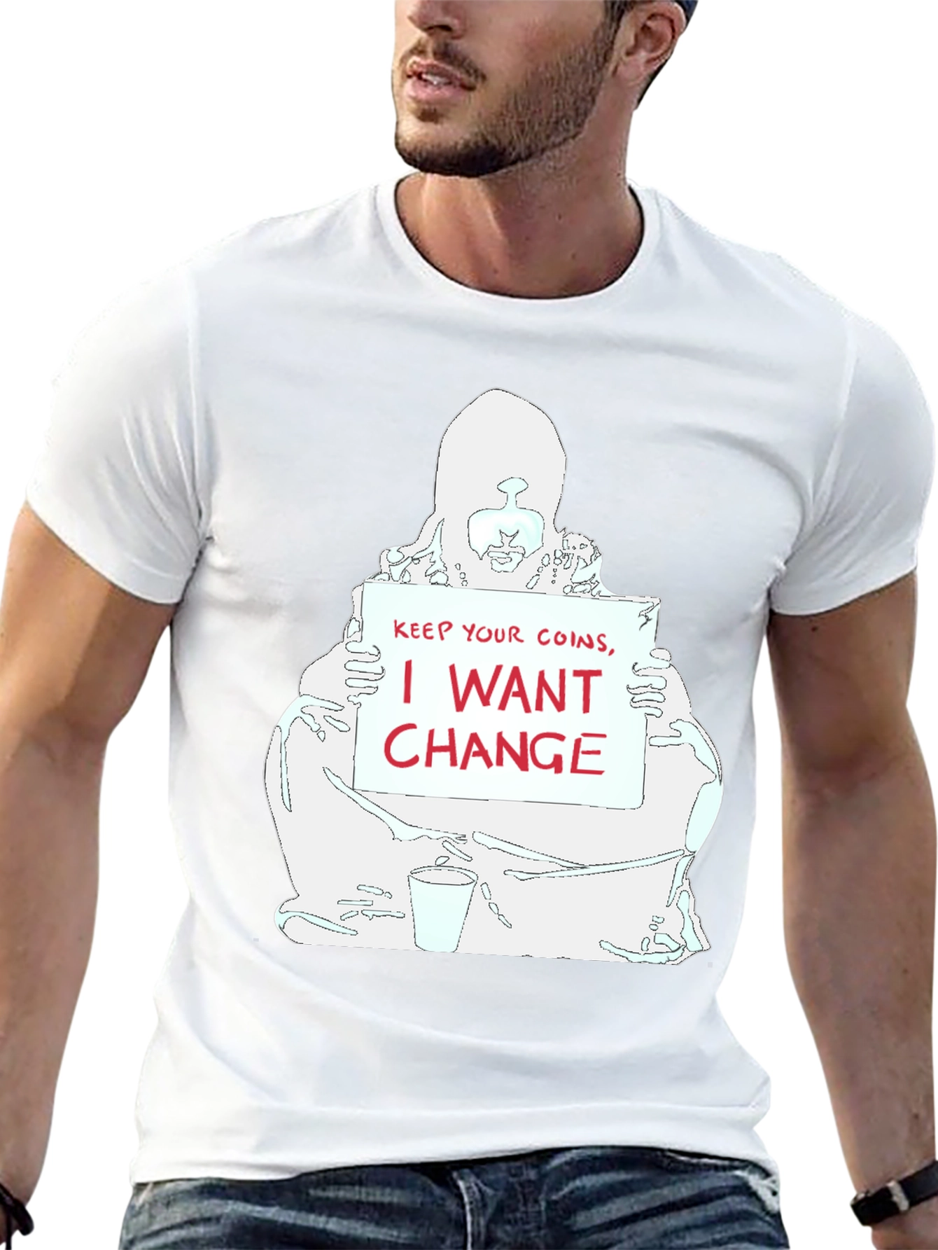 I Want Change Graphic T-Shirt - Unisex