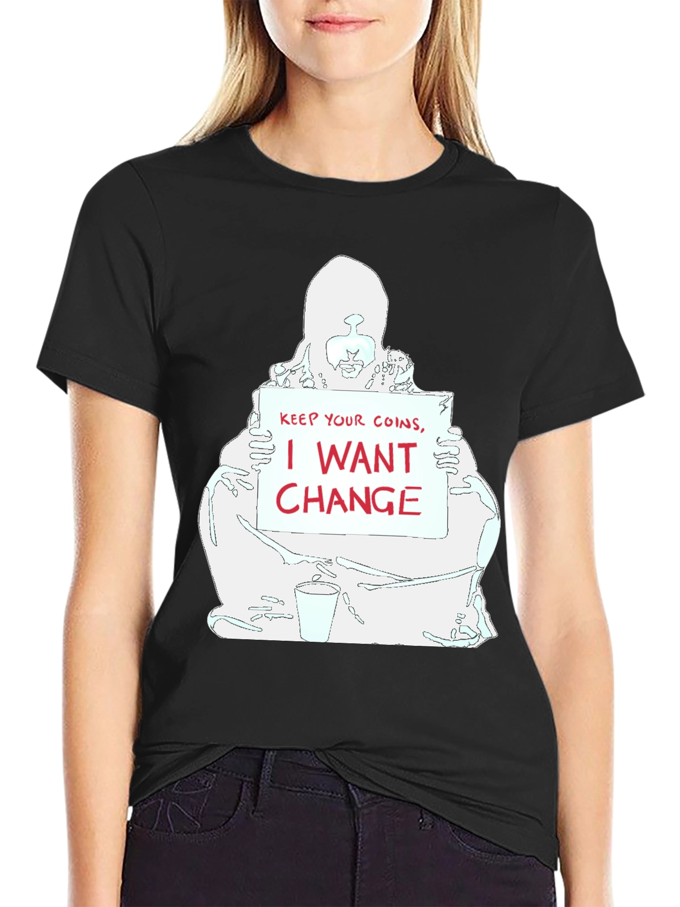I Want Change Graphic T-Shirt - Unisex