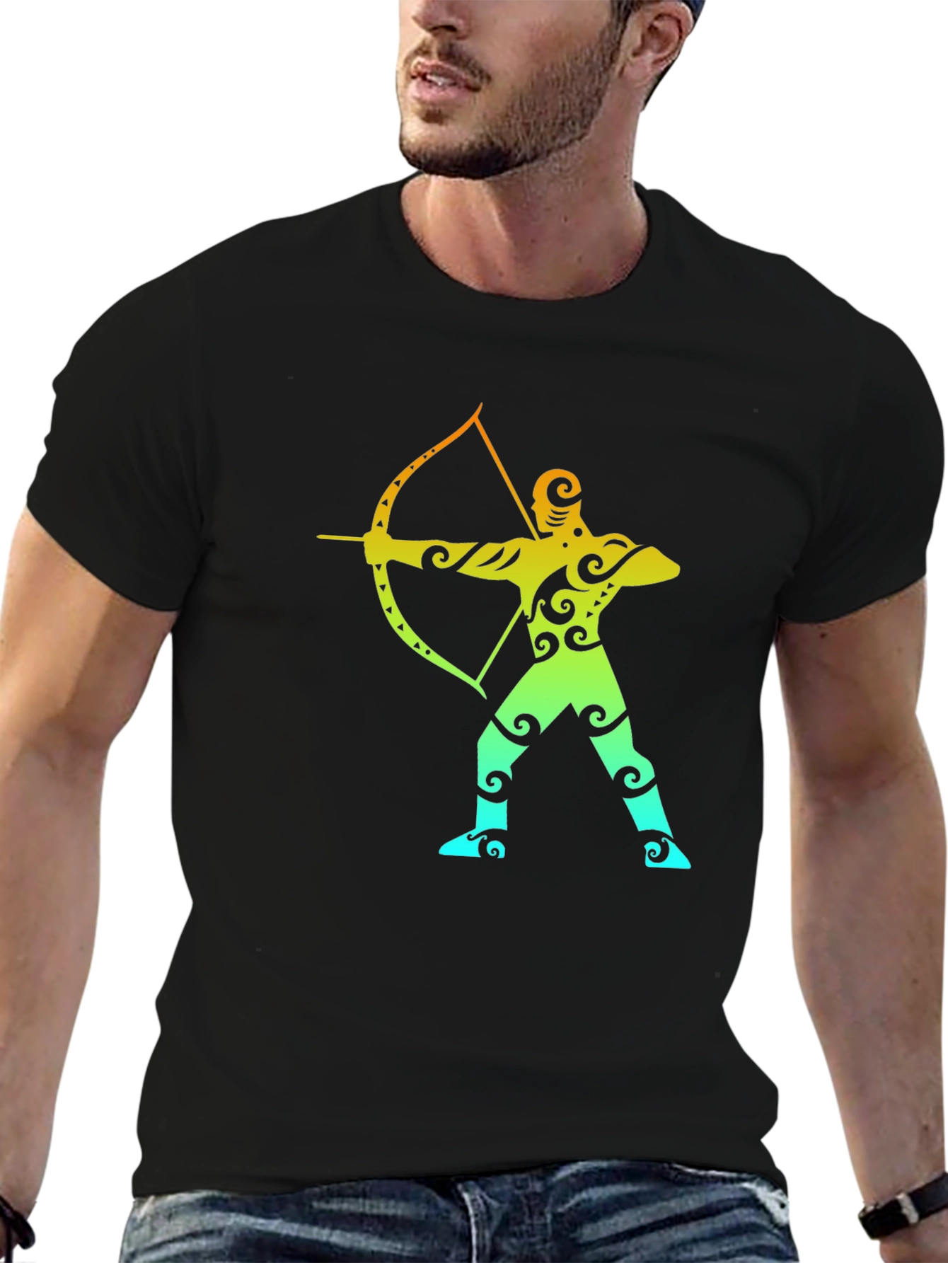Archer Graphic Tee - Tribal Design
