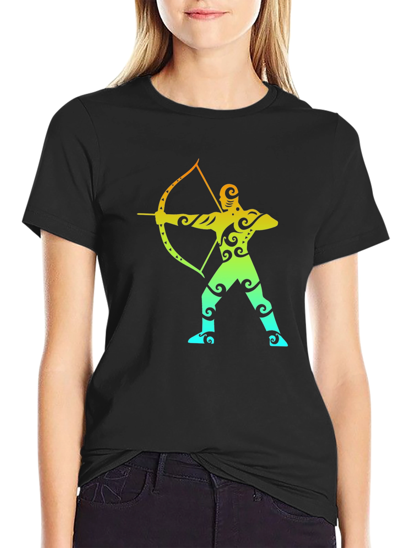 Archer Graphic Tee - Tribal Design