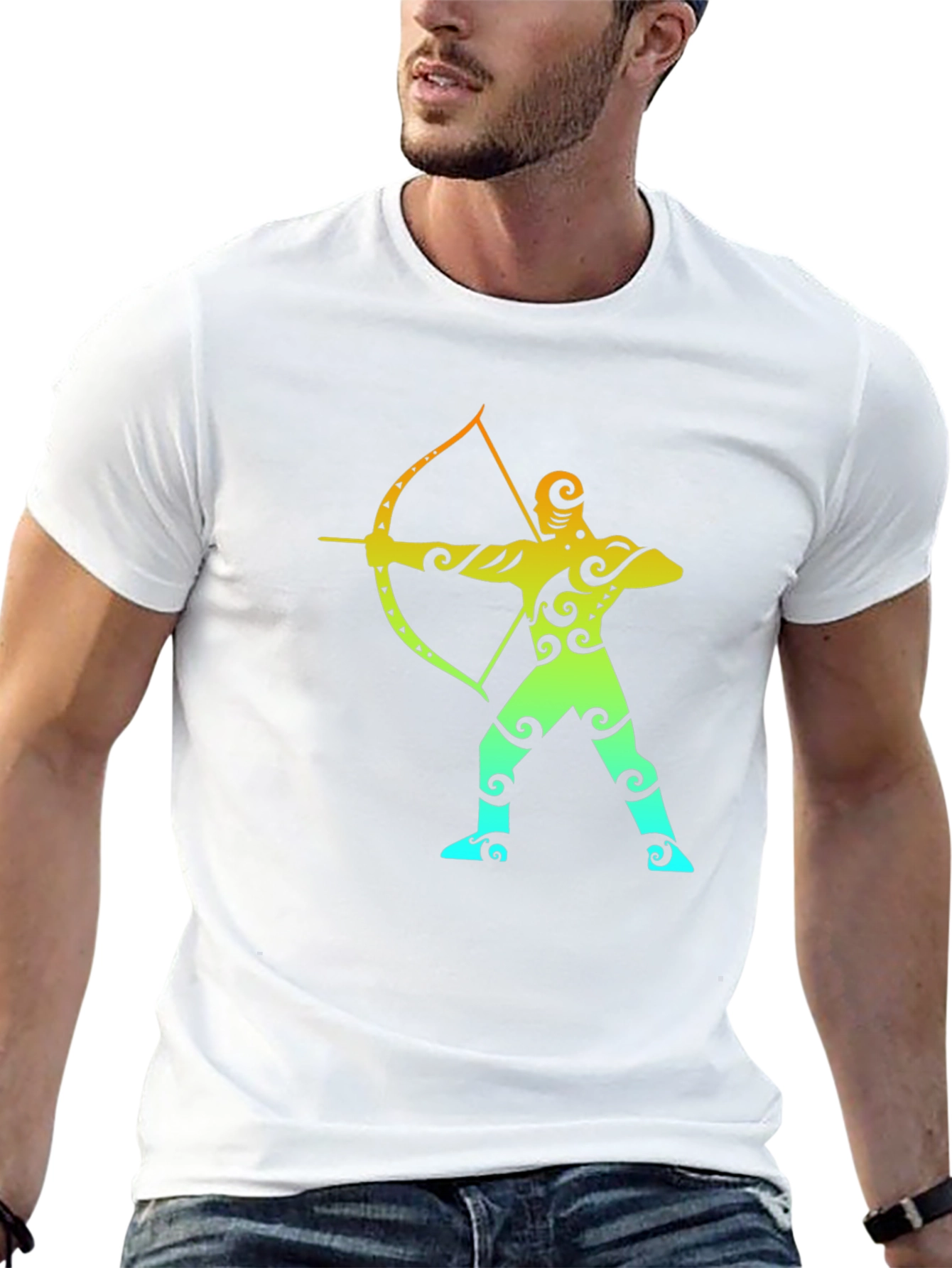 Archer Graphic Tee - Tribal Design