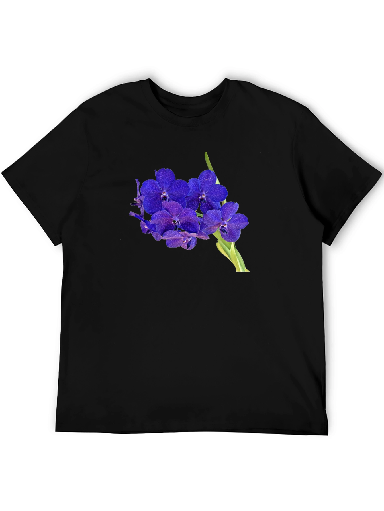 Floral Graphic Tee - Stylish Orchid Design