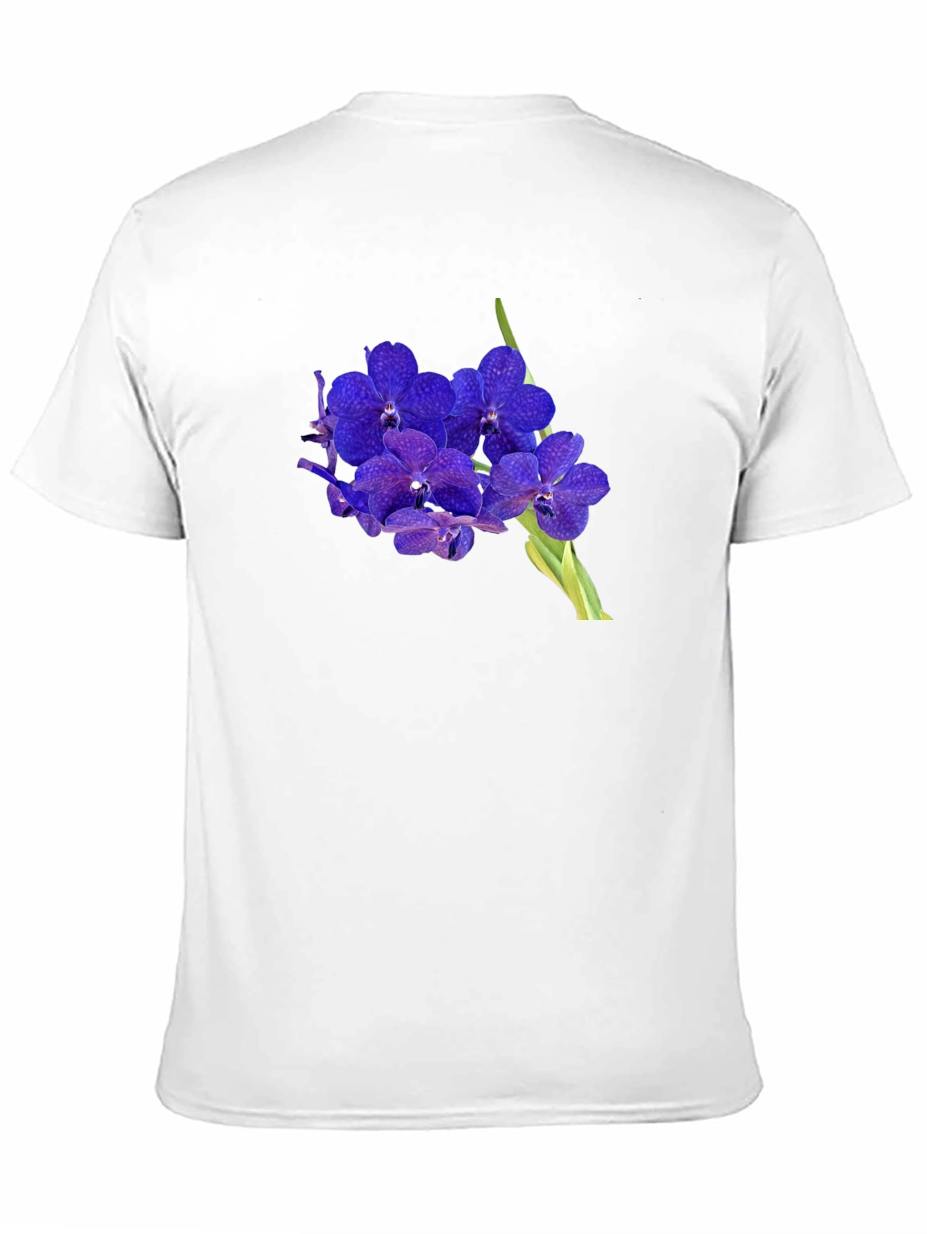 Floral Graphic Tee - Stylish Orchid Design