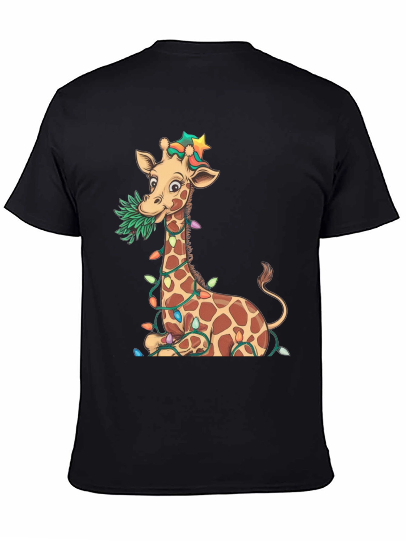 Festive Giraffe Graphic Tee