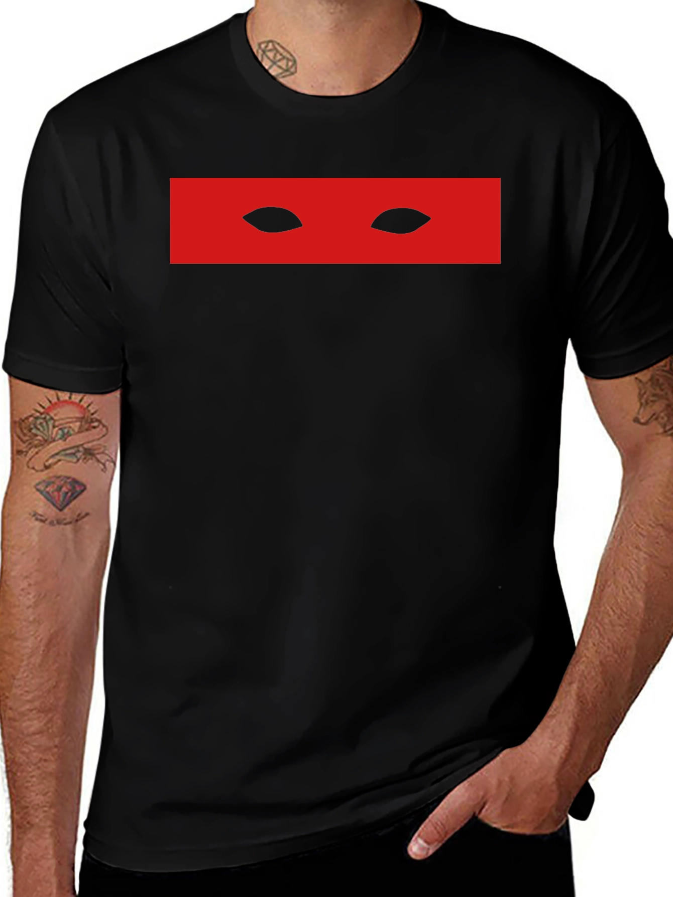 Ninja Mask Graphic Tee - Stealthy Streetwear