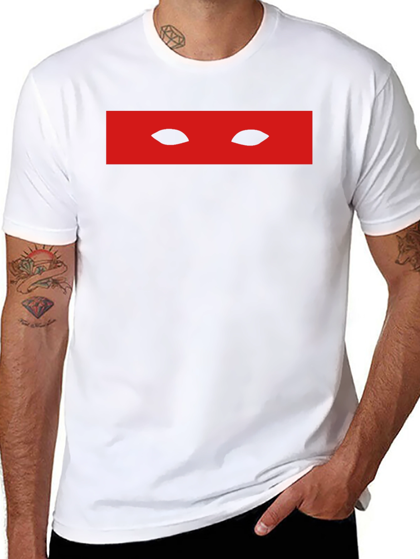 Ninja Mask Graphic Tee - Stealthy Streetwear