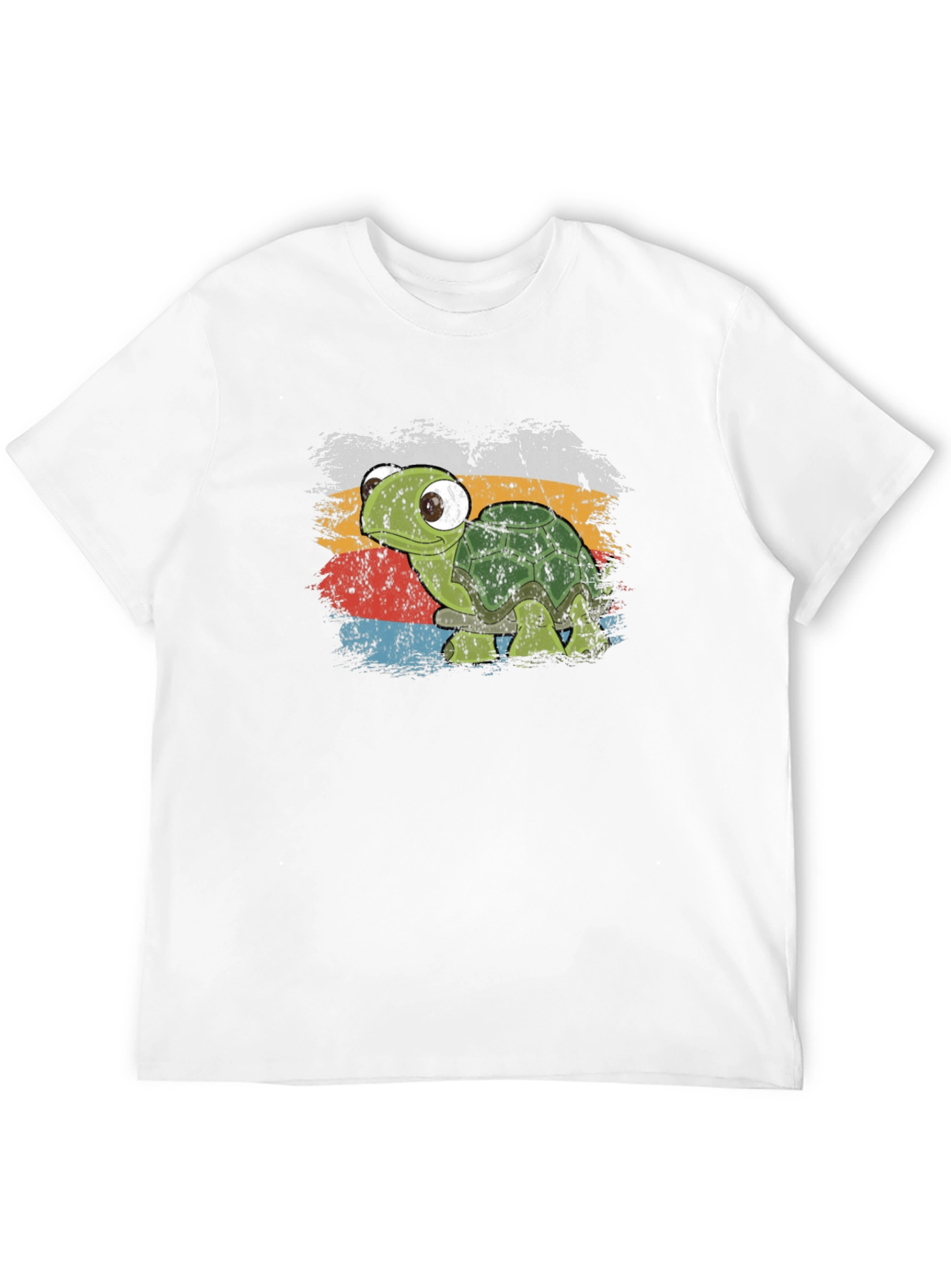 Retro Turtle Graphic T-Shirt - Soft Cotton Blend