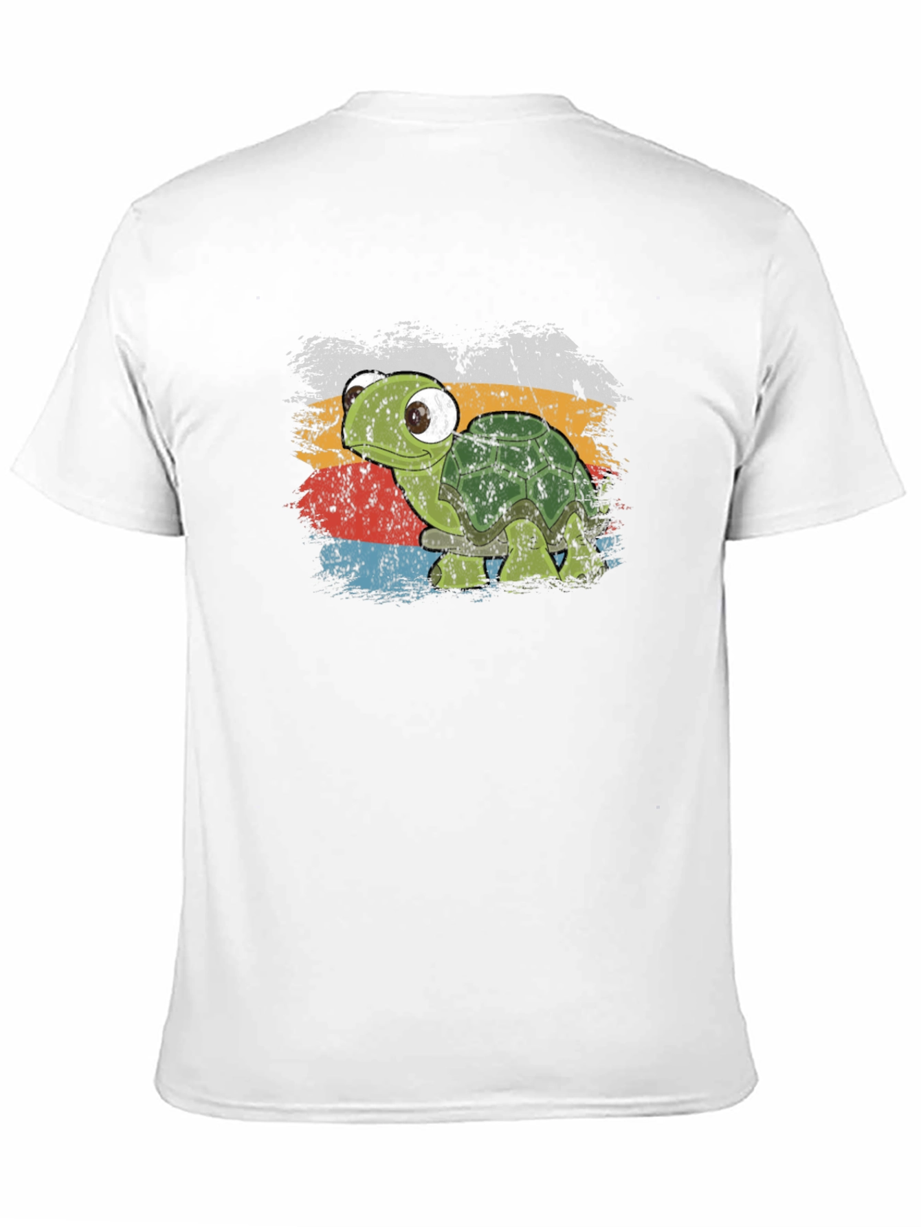 Retro Turtle Graphic T-Shirt - Soft Cotton Blend