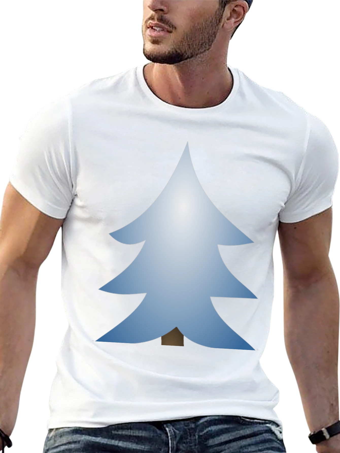 Christmas Tree Graphic Tee - Festive Holiday Style