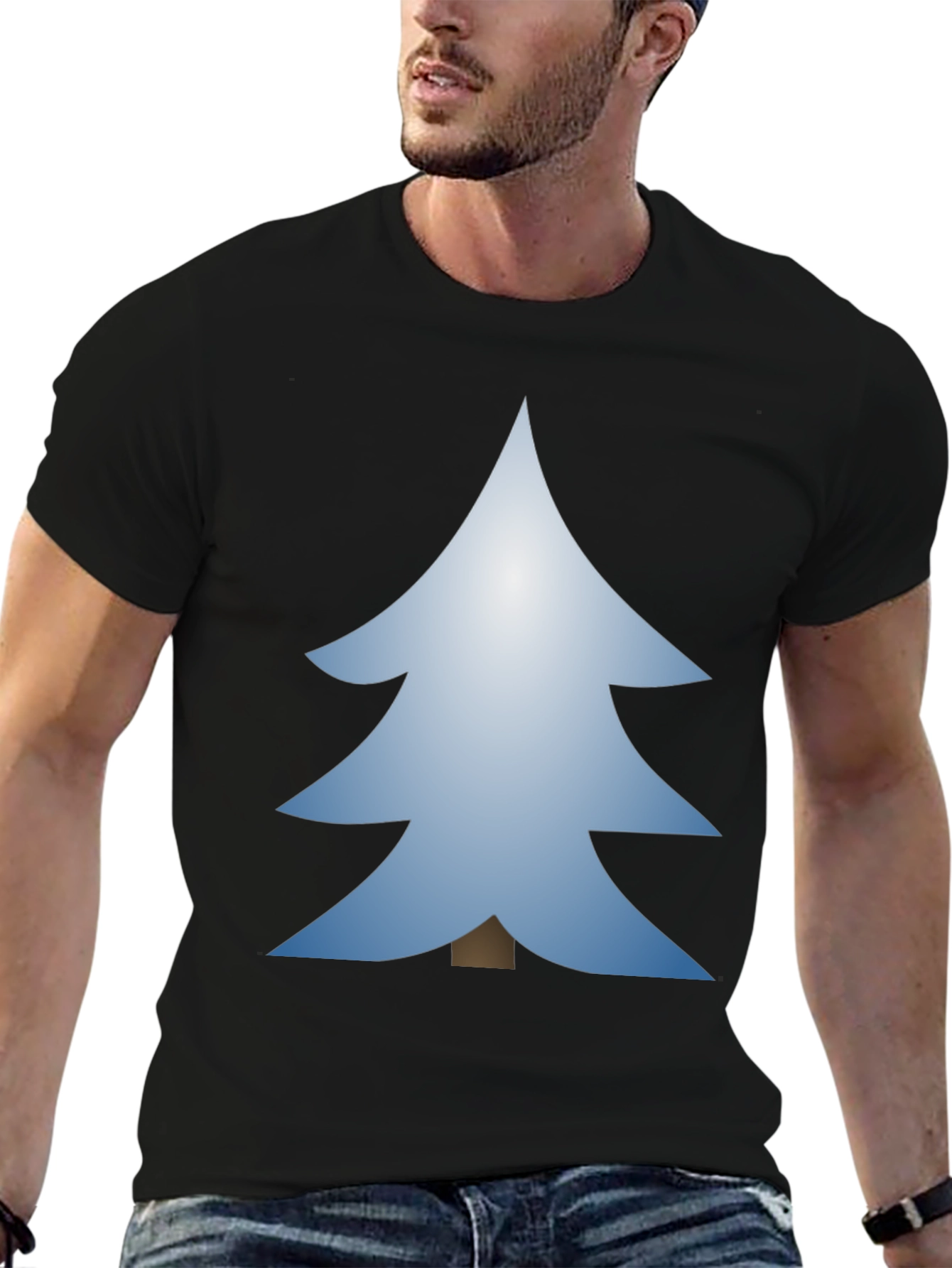 Christmas Tree Graphic Tee - Festive Holiday Style
