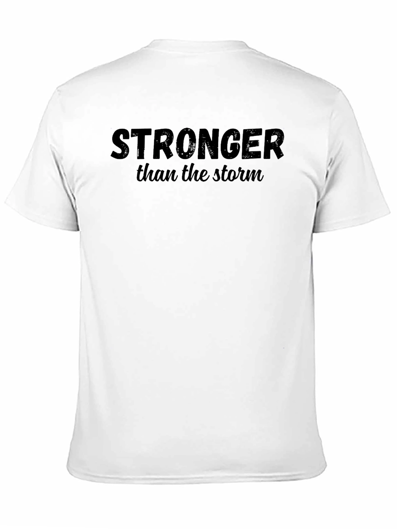Stronger Than The Storm Black T-Shirt