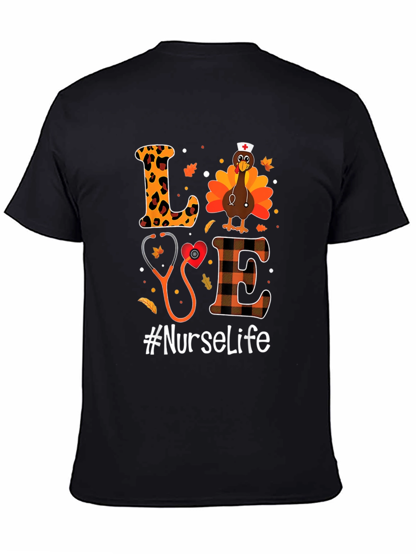 Nurse Life Thanksgiving Turkey T-Shirt