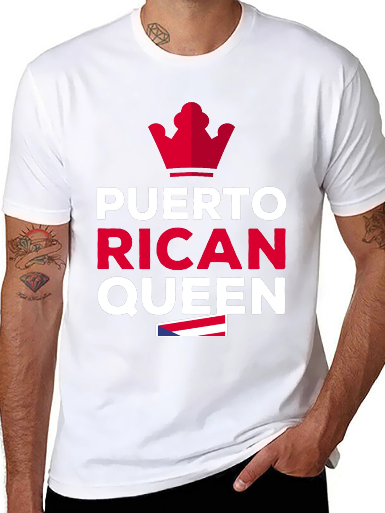 Puerto Rican Queen Graphic T-Shirt
