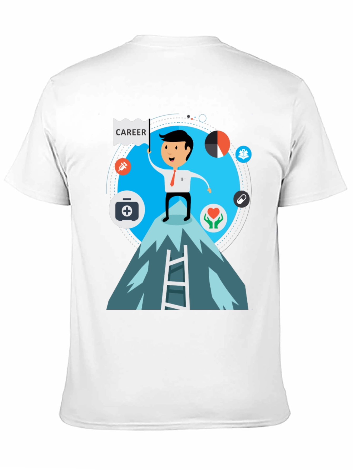 Career Climb Graphic Tee - Motivational T-Shirt