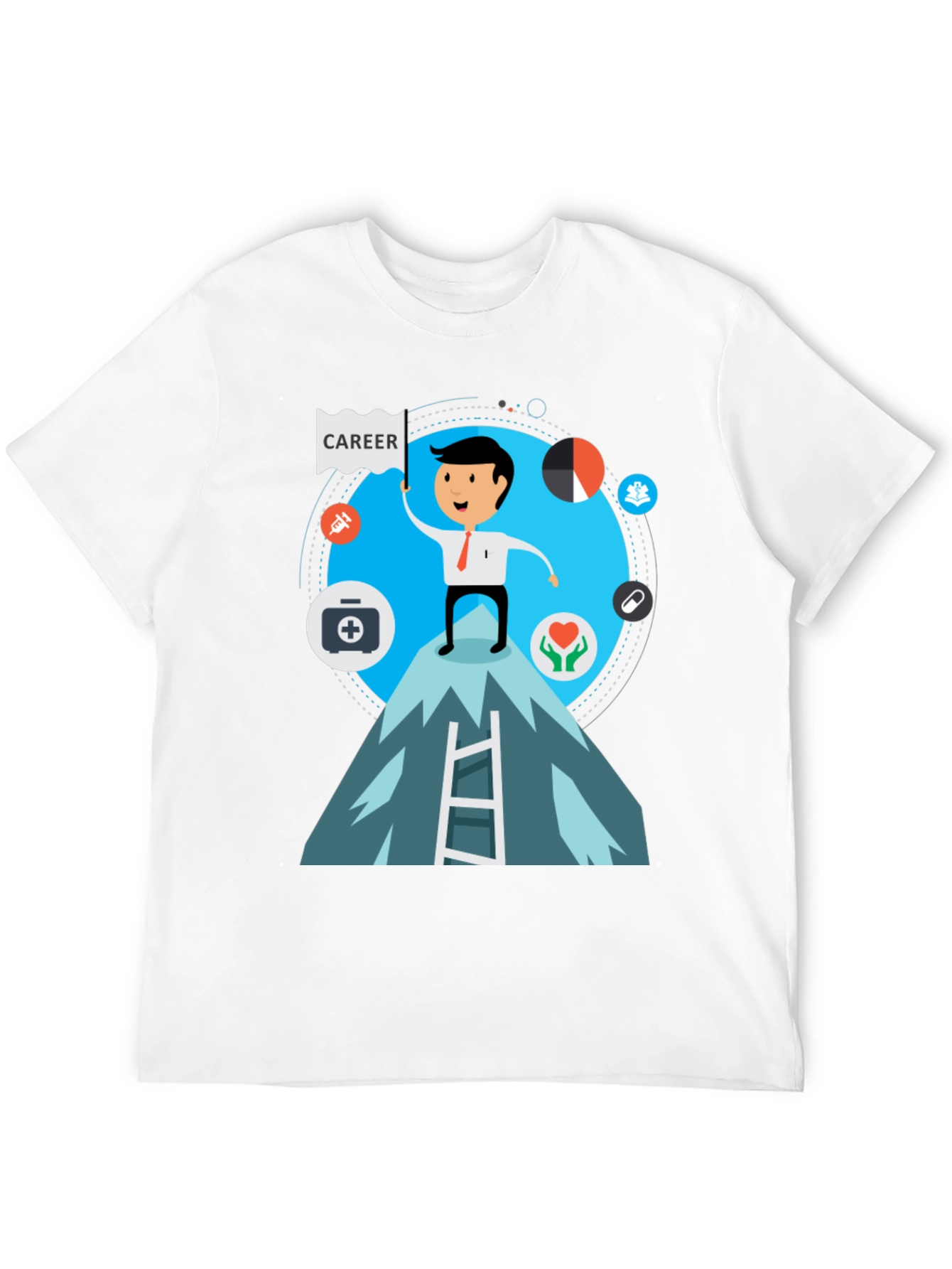 Career Climb Graphic Tee - Motivational T-Shirt