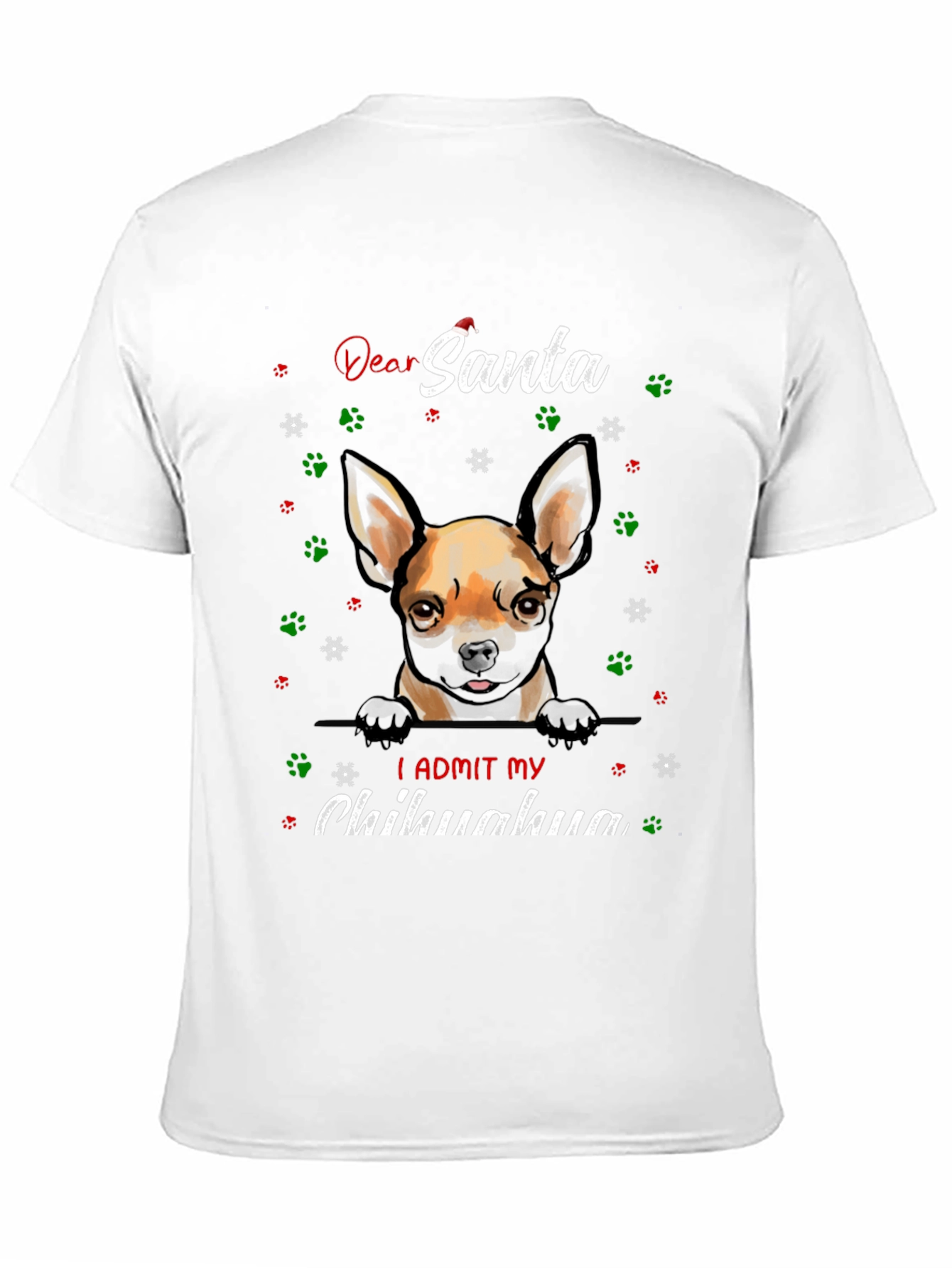 Dear Santa Chihuahua Admit Tee