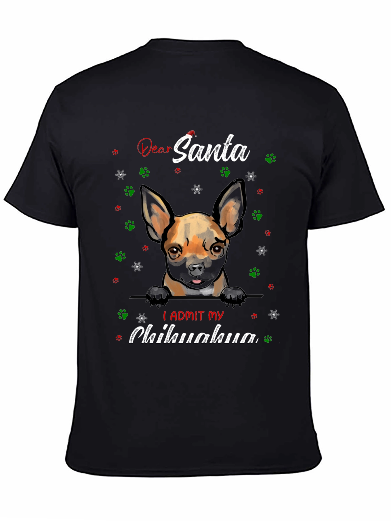 Dear Santa Chihuahua Admit Tee