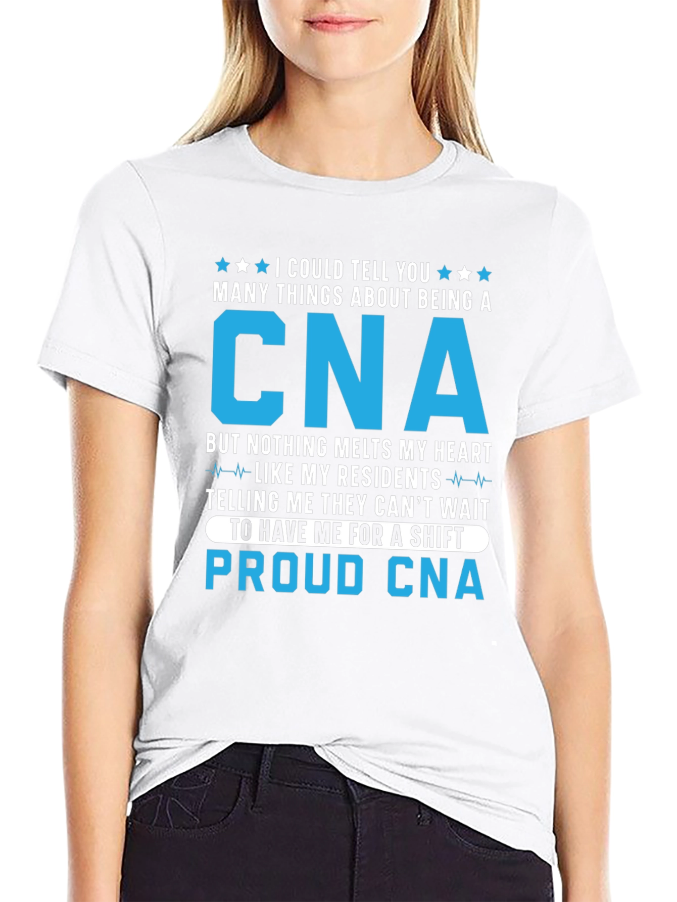 Proud CNA T-Shirt for Caregivers
