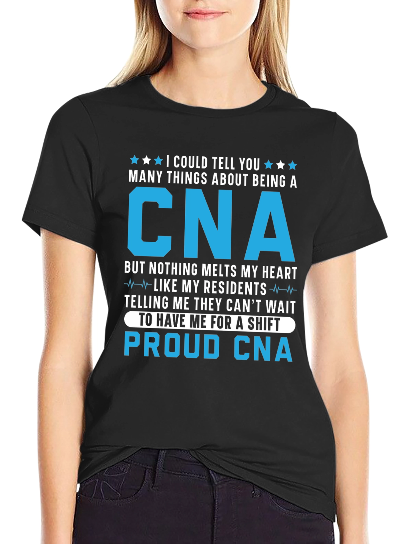 Proud CNA T-Shirt for Caregivers