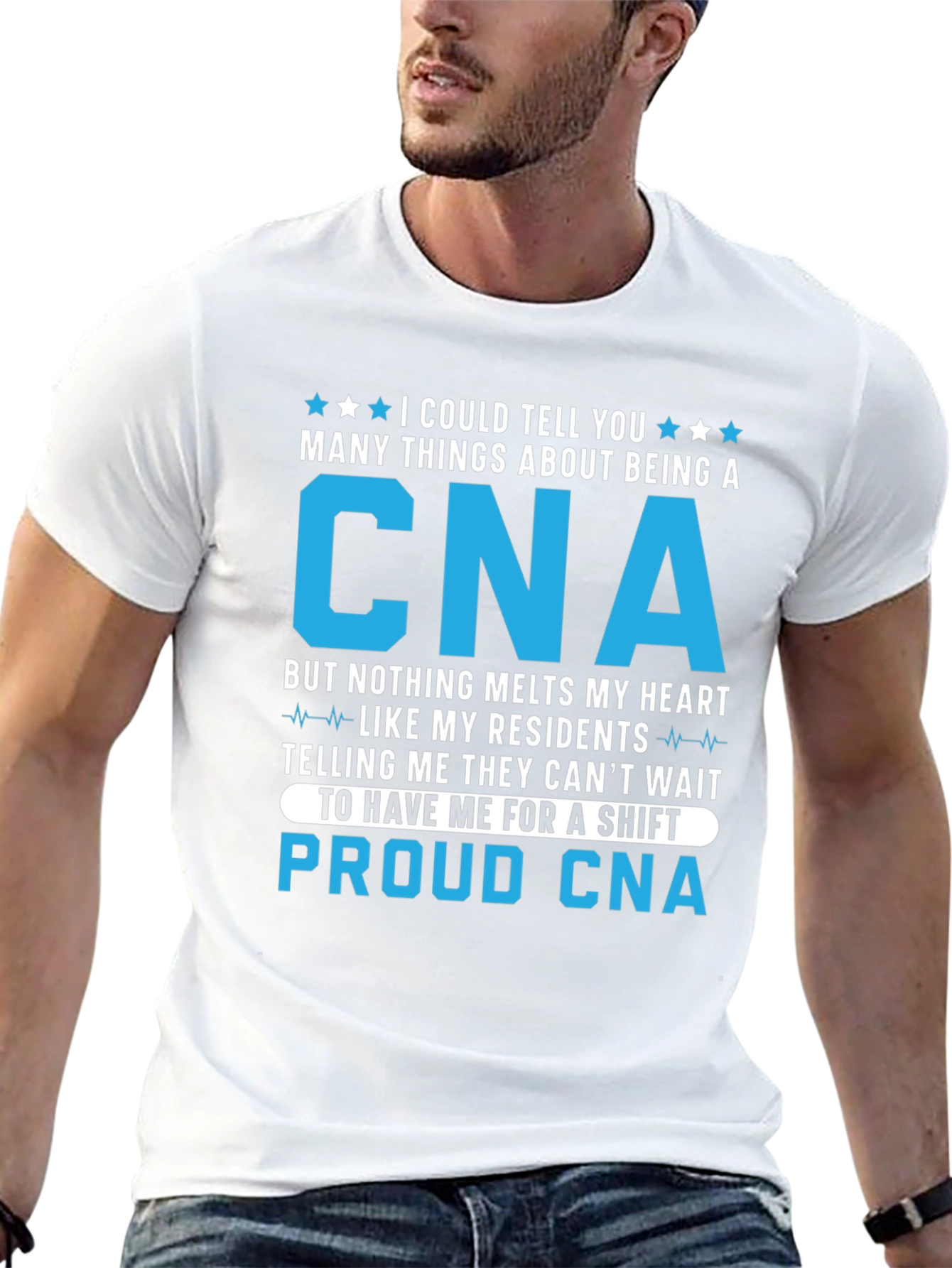 Proud CNA T-Shirt for Caregivers