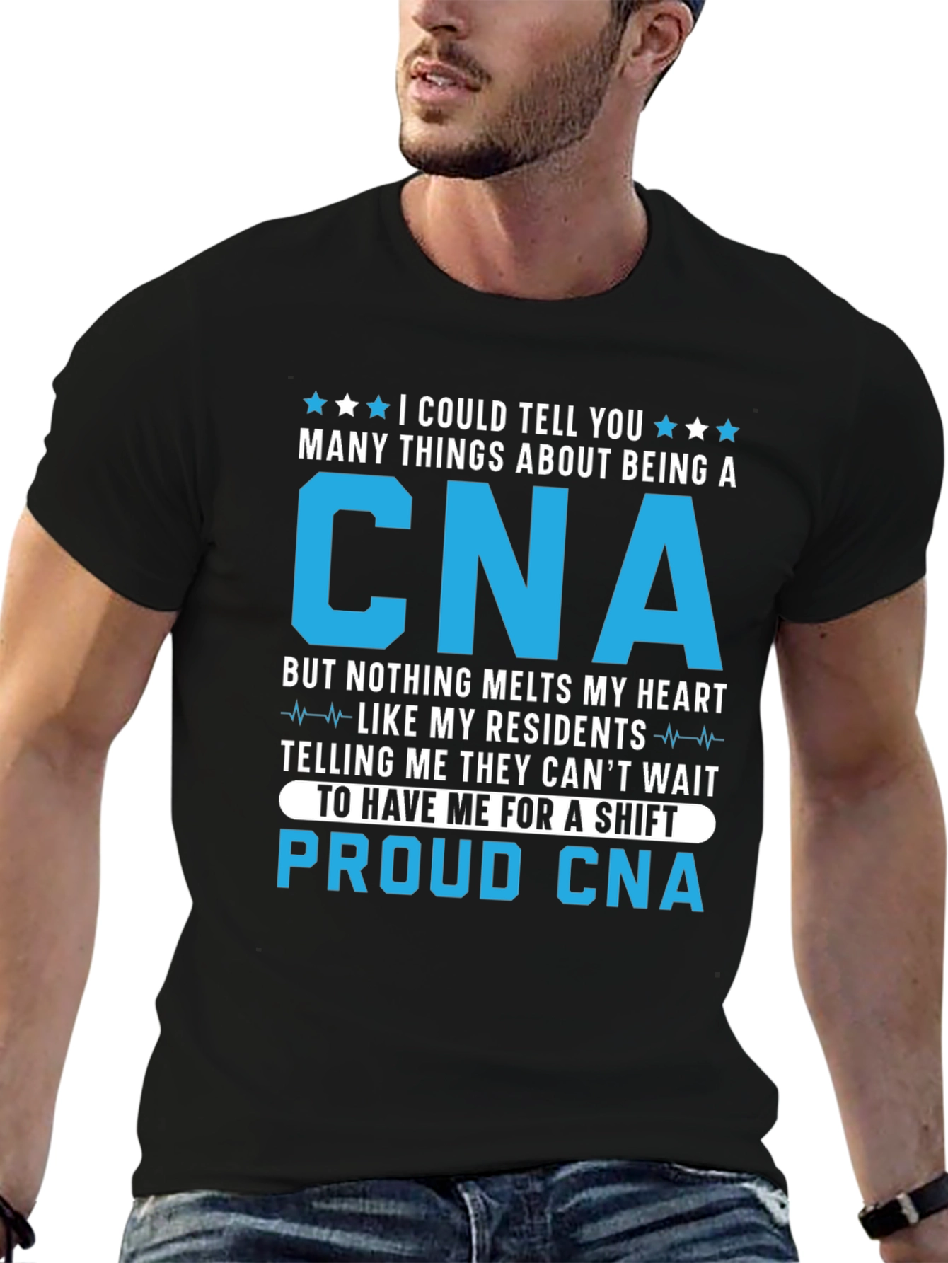 Proud CNA T-Shirt for Caregivers
