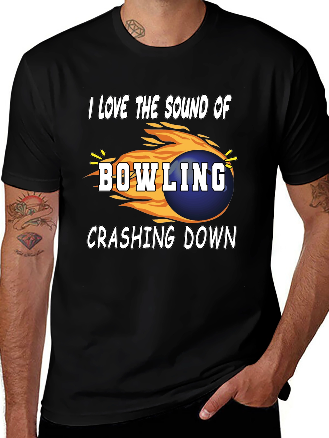 Bowling Lover Graphic T-Shirt