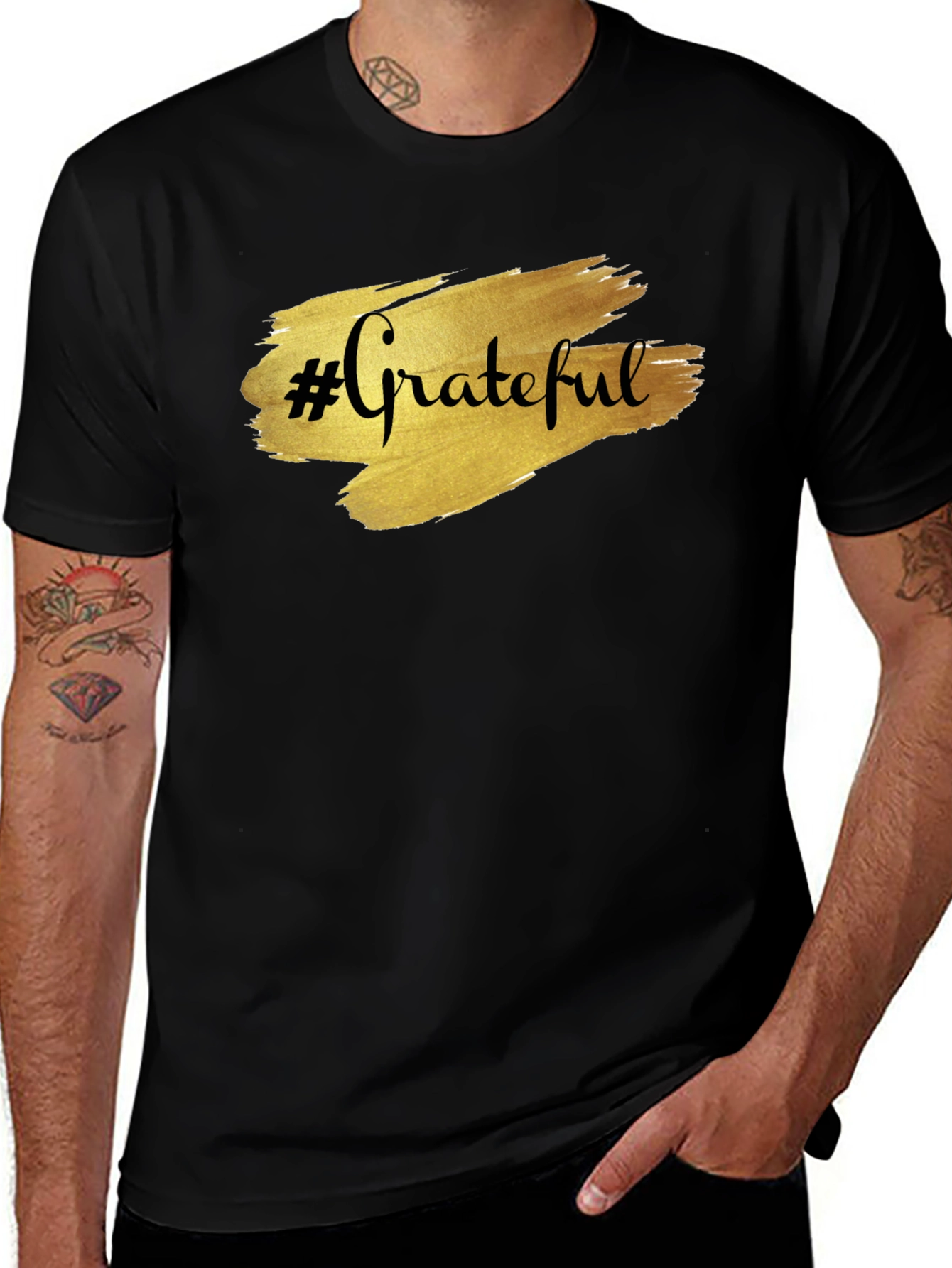 Grateful Black T-Shirt