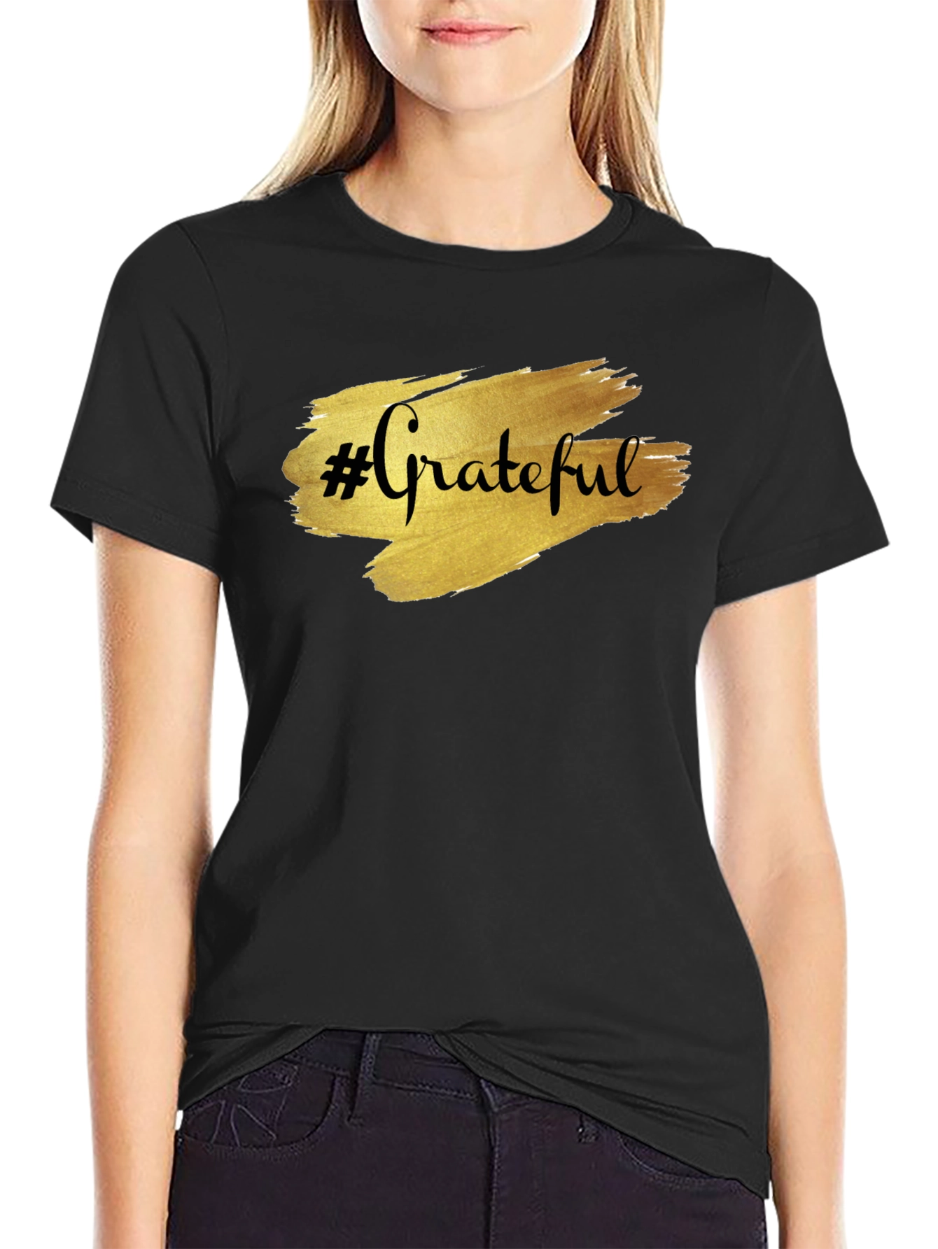Grateful Black T-Shirt